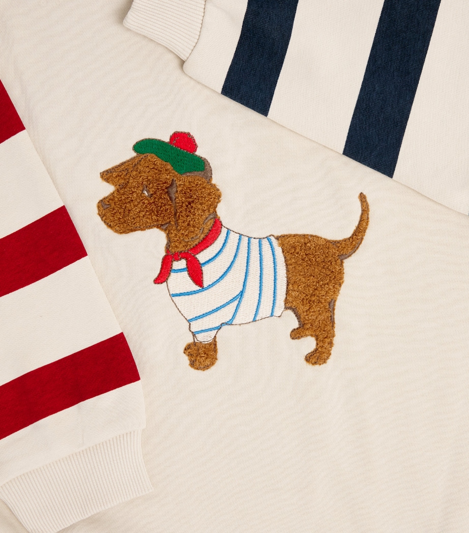 KONGES SLOJD Spotty Sweatshirt (6 Months-10 Years) Rice Image 3