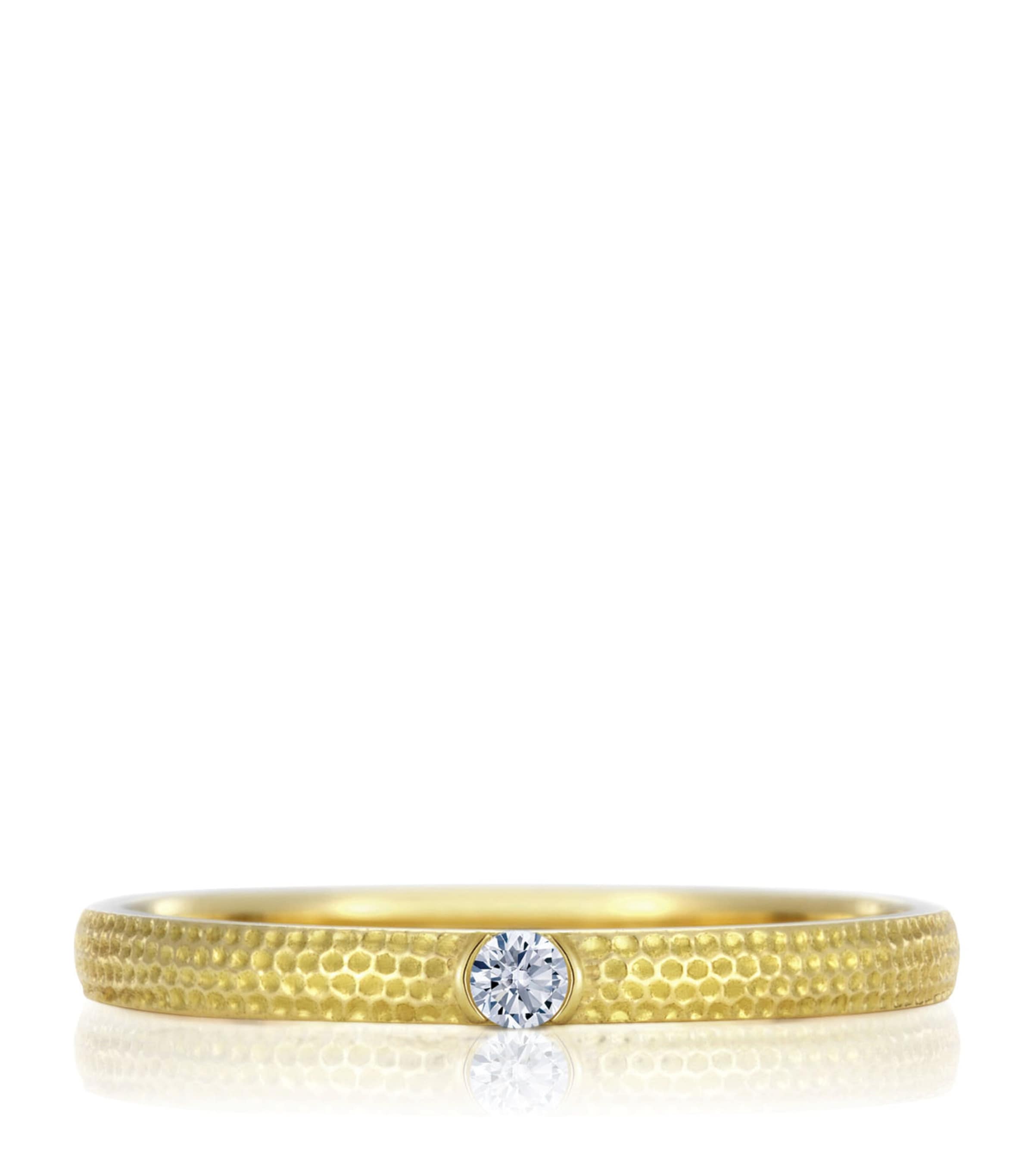 De Beers Yellow Gold And Diamond Talisman Azulea Ring