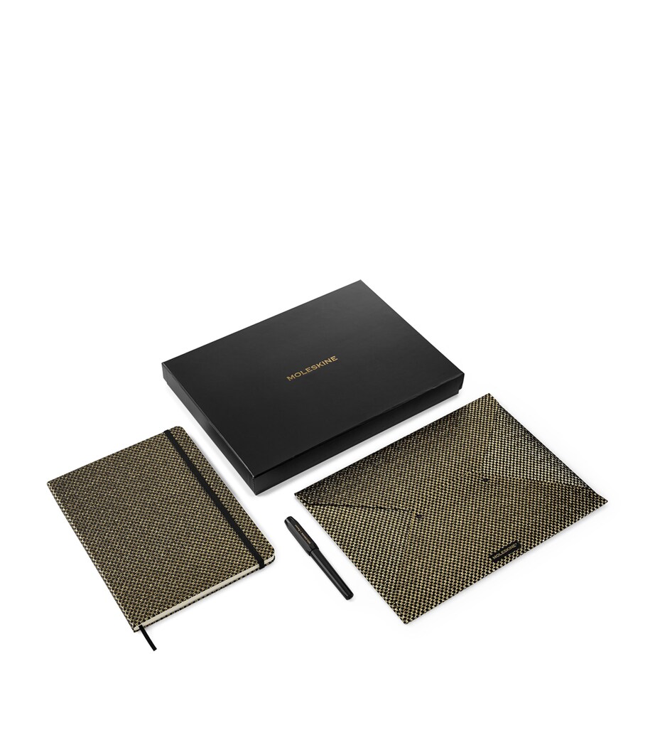 Moleskine Shine Collector's Planner and Pen Set Gold Image 7