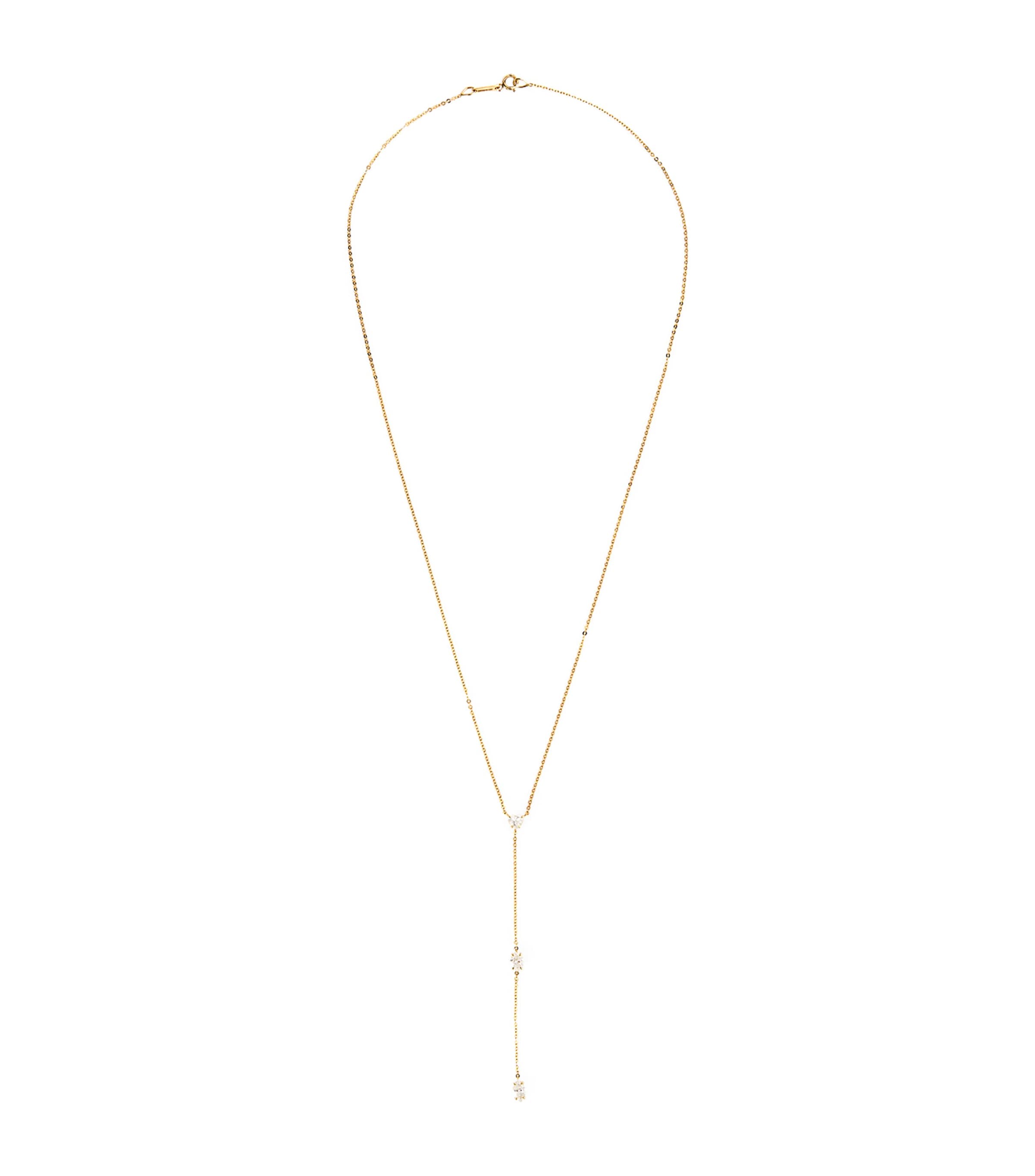 Anita Ko Yellow Gold And Diamond Heart Lariat Necklace