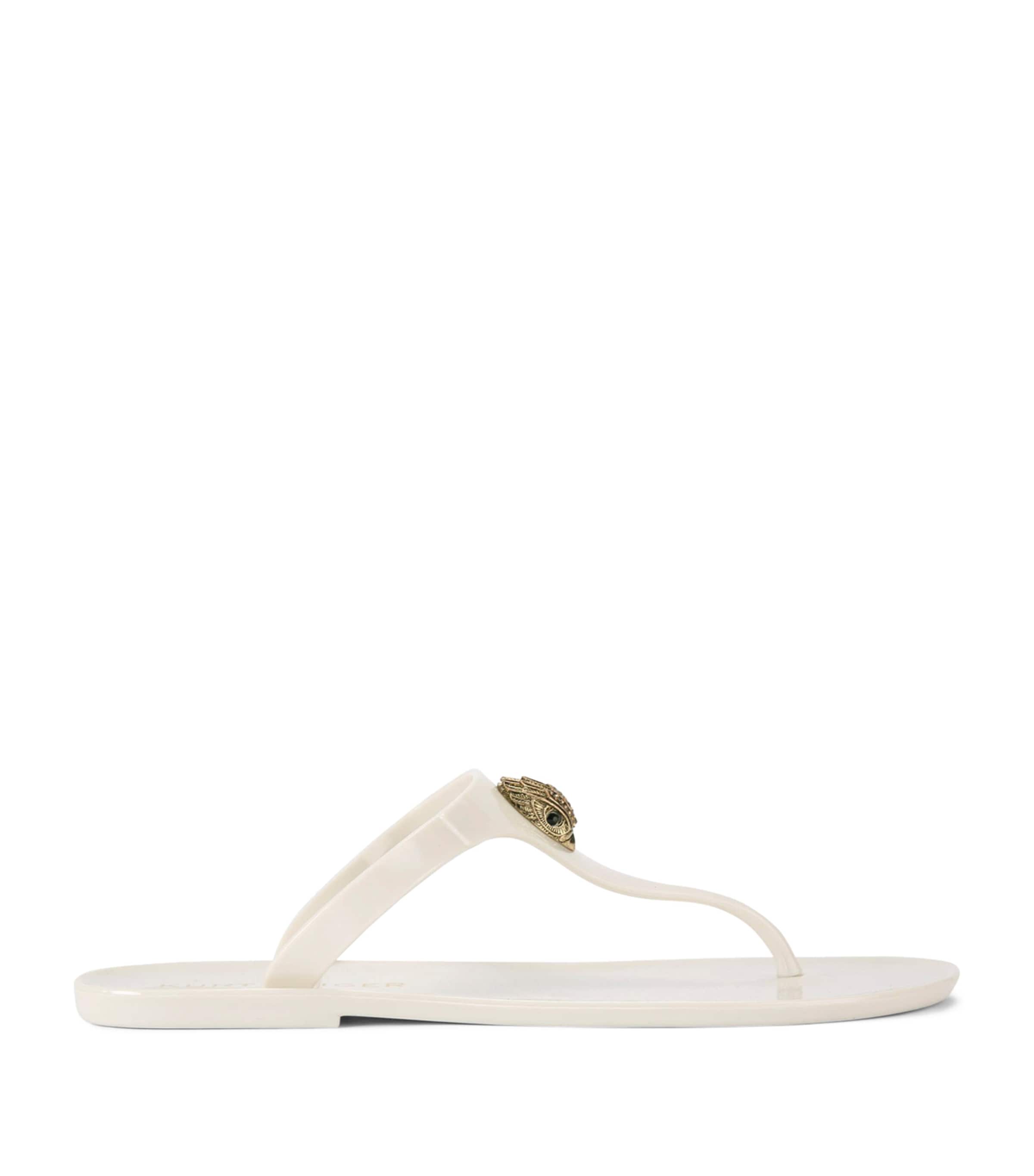 Kurt Geiger London Maddison T-Bar Sandals | Women Shoes | Sandals | Flat Sandals | Designers | Kurt Geiger London