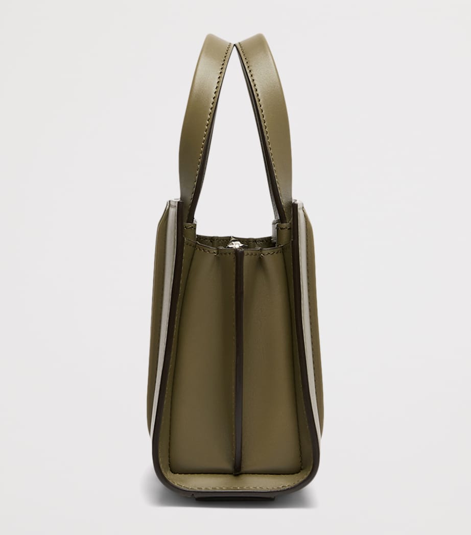 Max Mara Micro Whitney Top-Handle Bag Olive Green Image 4