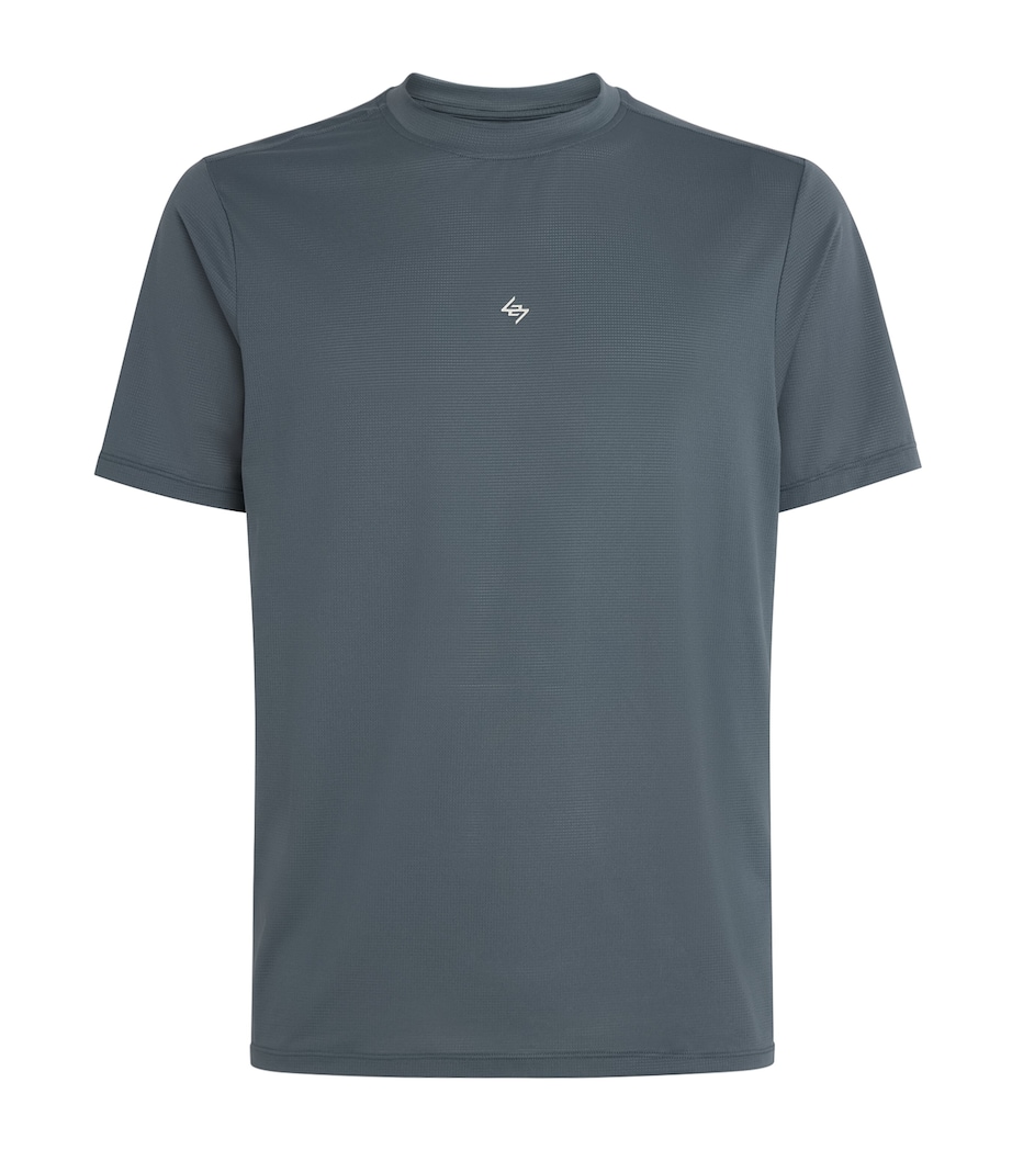Represent 247 Mens Mesh DNA T-Shirt Dusky Navy Image 1