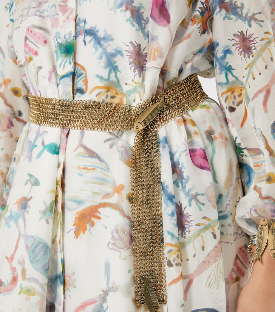 Marina Rinaldi Chain Fish-Detail Belt Gold Image 3