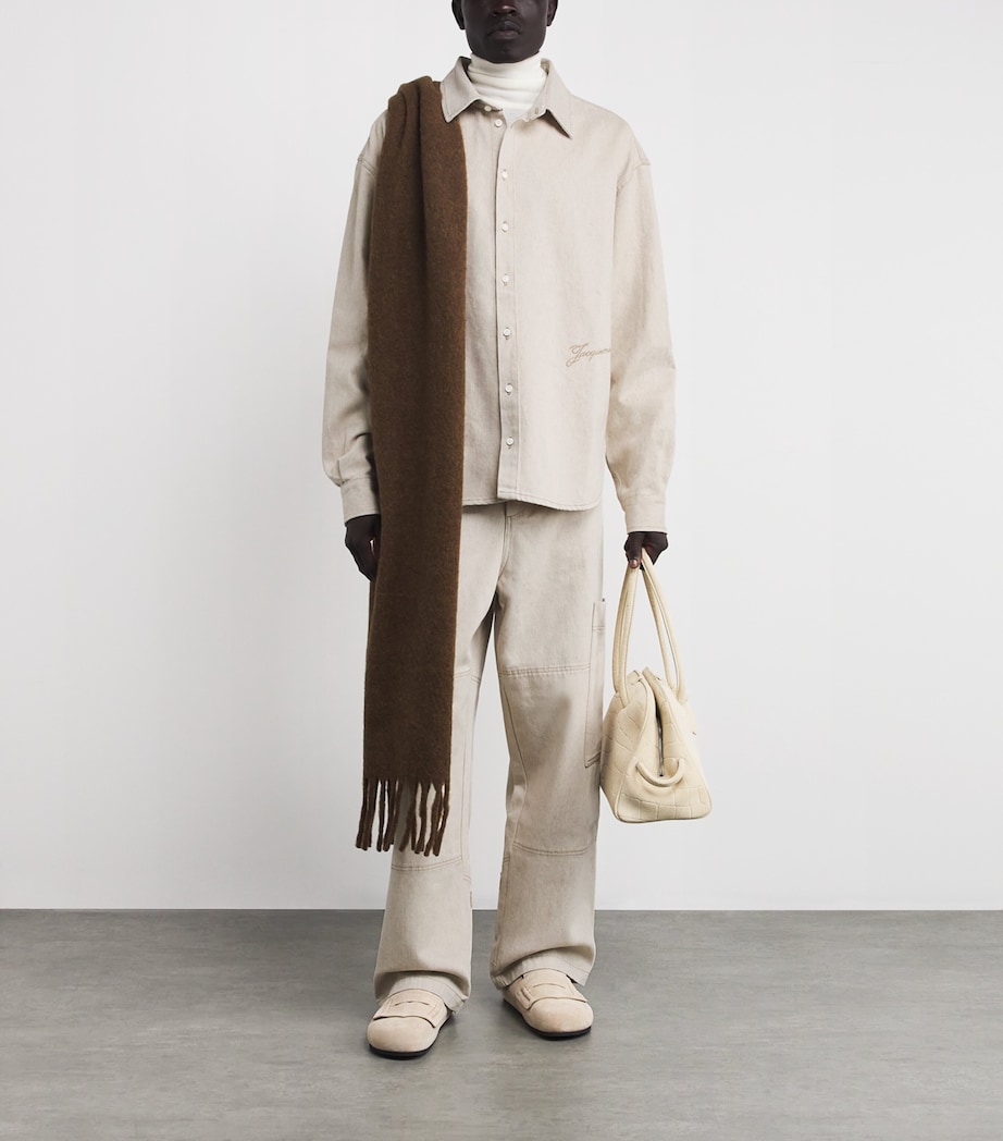 Denim Simon Shirt 130-LIGHT BEIGE Image 2