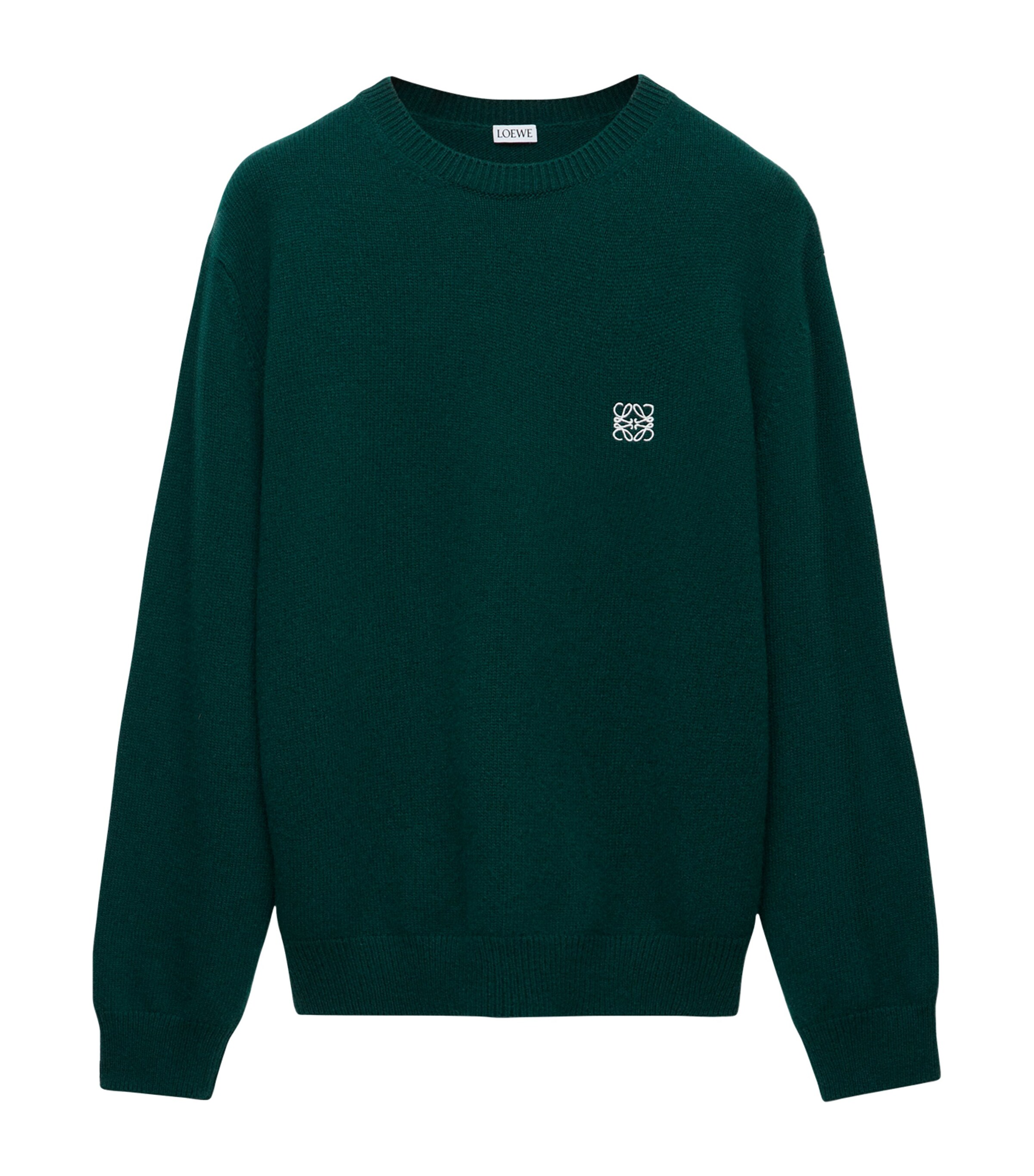 Wool Anagram Sweater GREEN Image 1