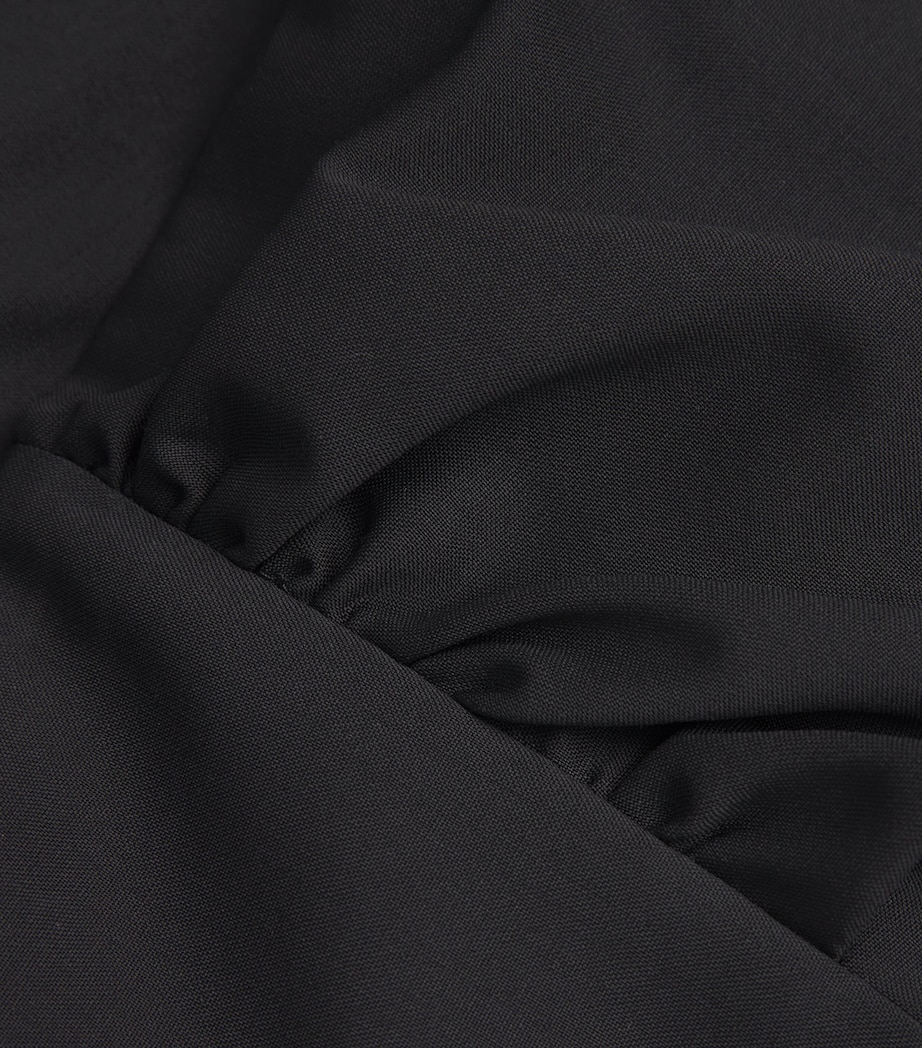 Virgin Wool Strapless Waistcoat BLACK Image 5