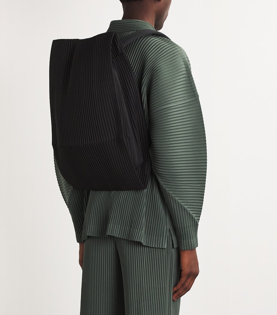 Homme Plissé Issey Miyake Pleated Backpack Black Image 3