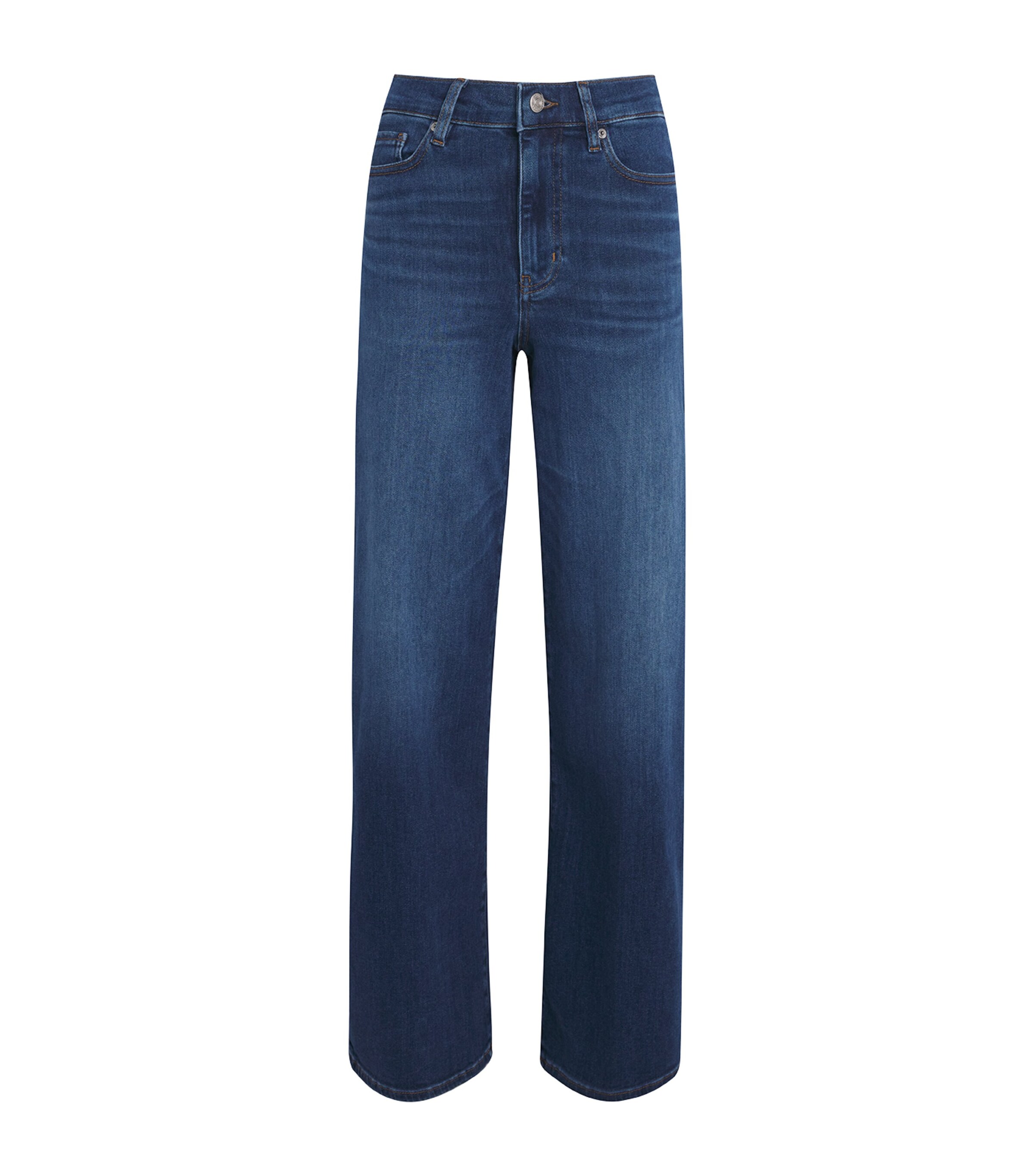 FRAME Womens Le Slim Palazzo Wide-Leg Jeans Celebrity Image 1