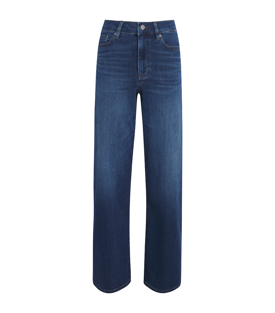 FRAME Womens Le Slim Palazzo Wide-Leg Jeans Celebrity Image 1