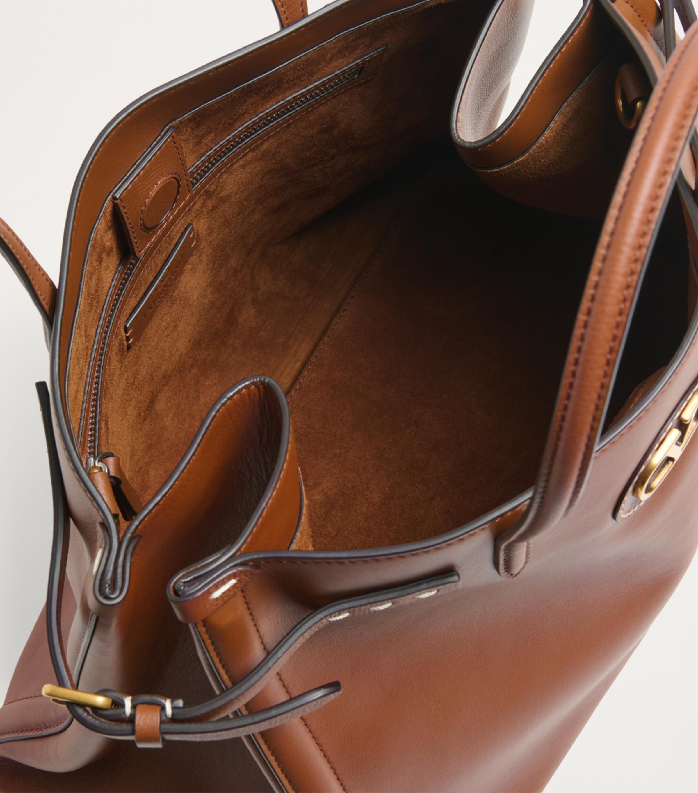 Medium Leather Antibes Top-Handle Bag N58 Image 3