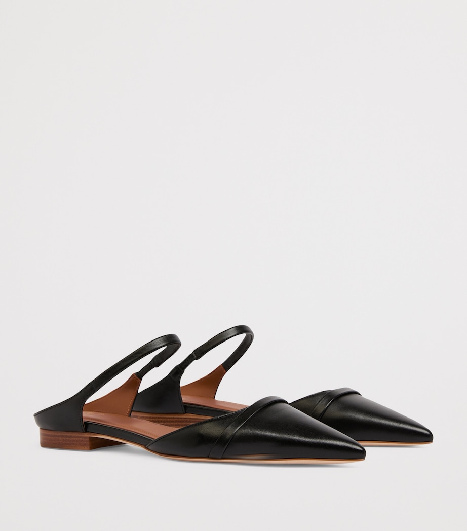 Nappa Leather Uma Mules BLACK Image 2