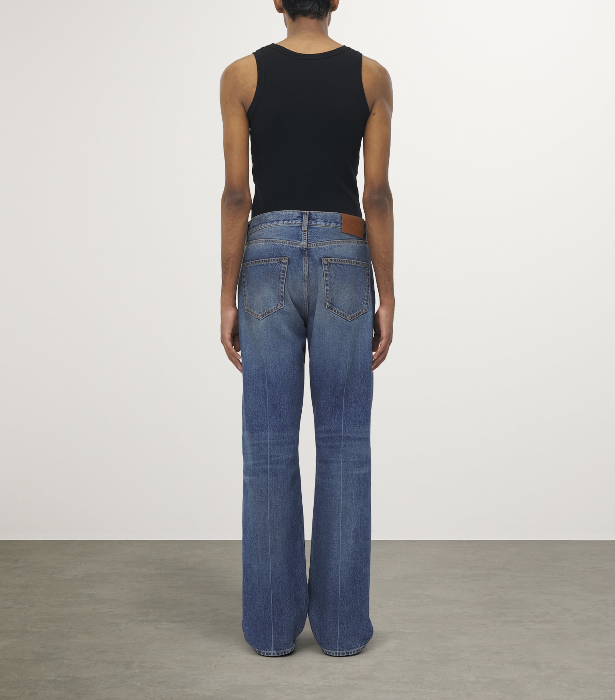 Skull-Plaque Straight Jeans 4211 Image 4