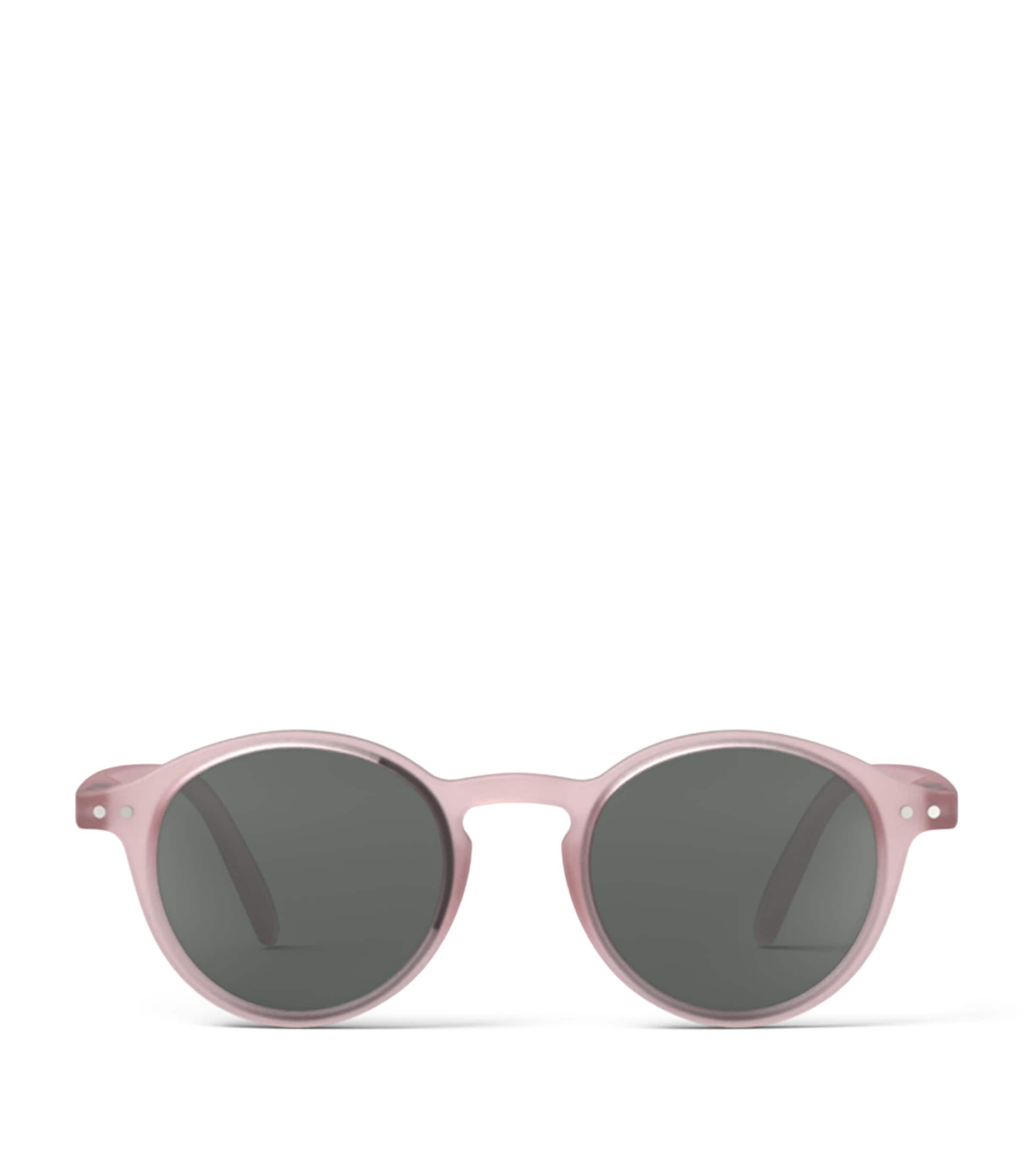 IZIPIZI KIDS #d Round Sunglasses (7-11 Years) Pink Image 1