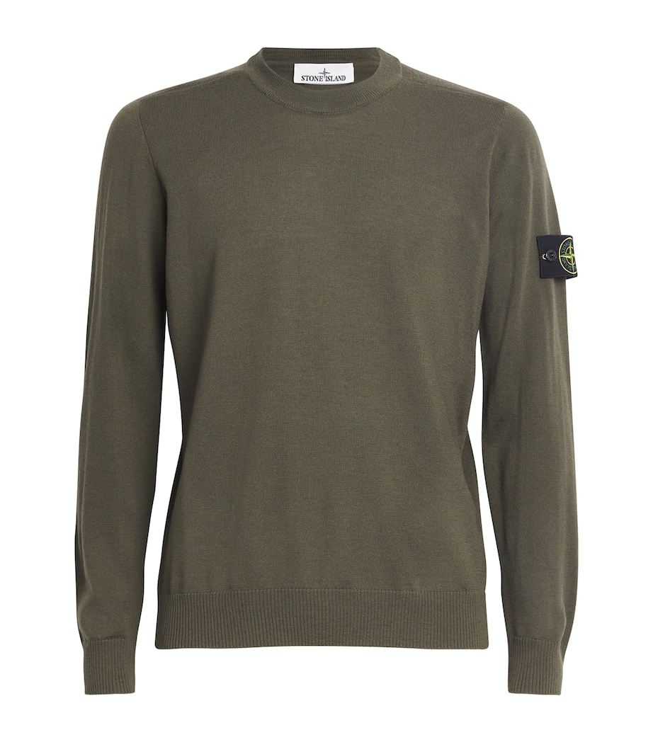 Virgin Wool Crew-Neck Sweater V0054 Image 1