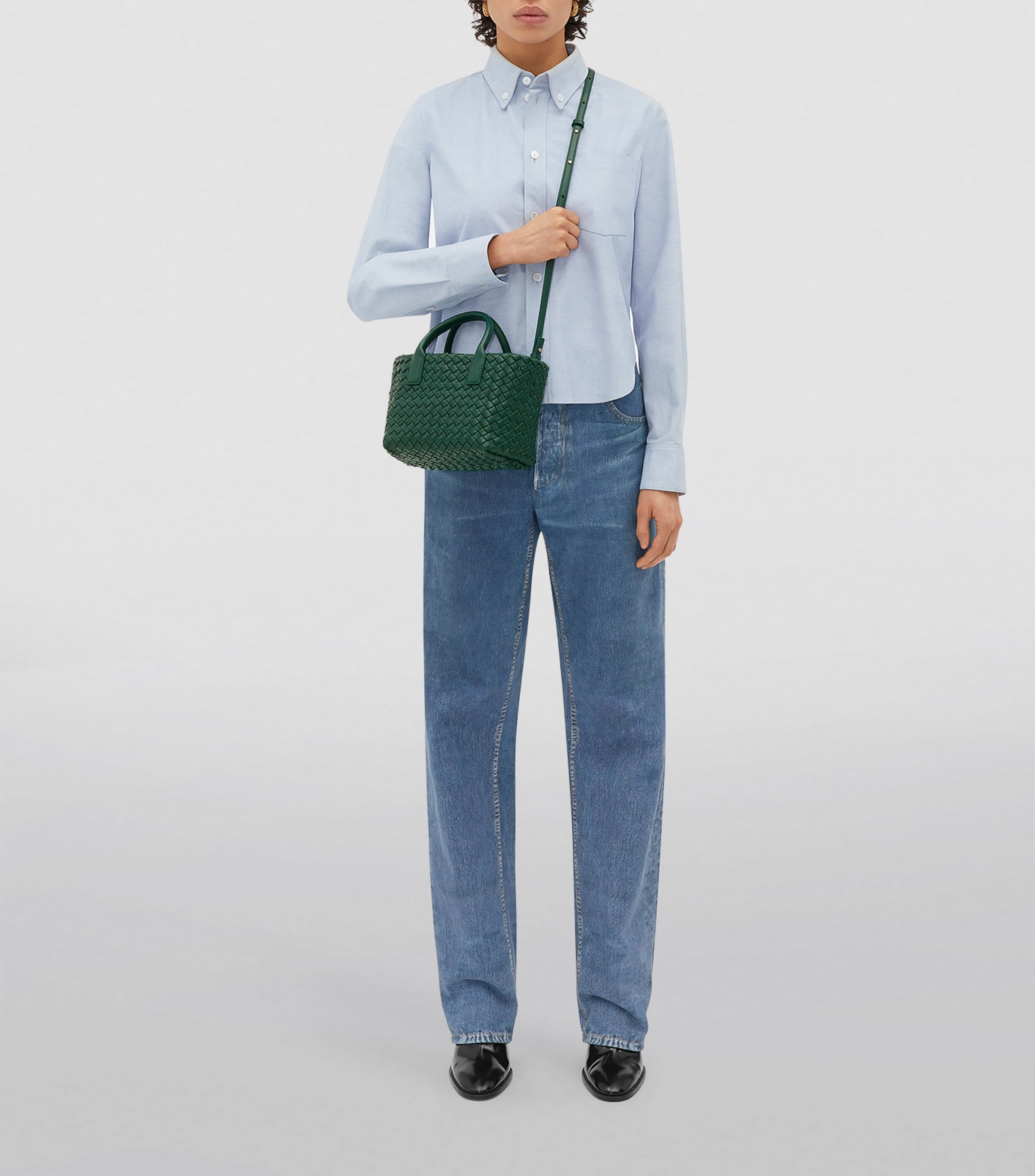 Mini Leather Cabat Top-Handle Bag 3049 Image 2