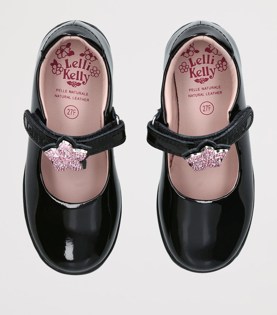 Lelli Kelly Patent Leather Daisy Mary Janes Black Image 4