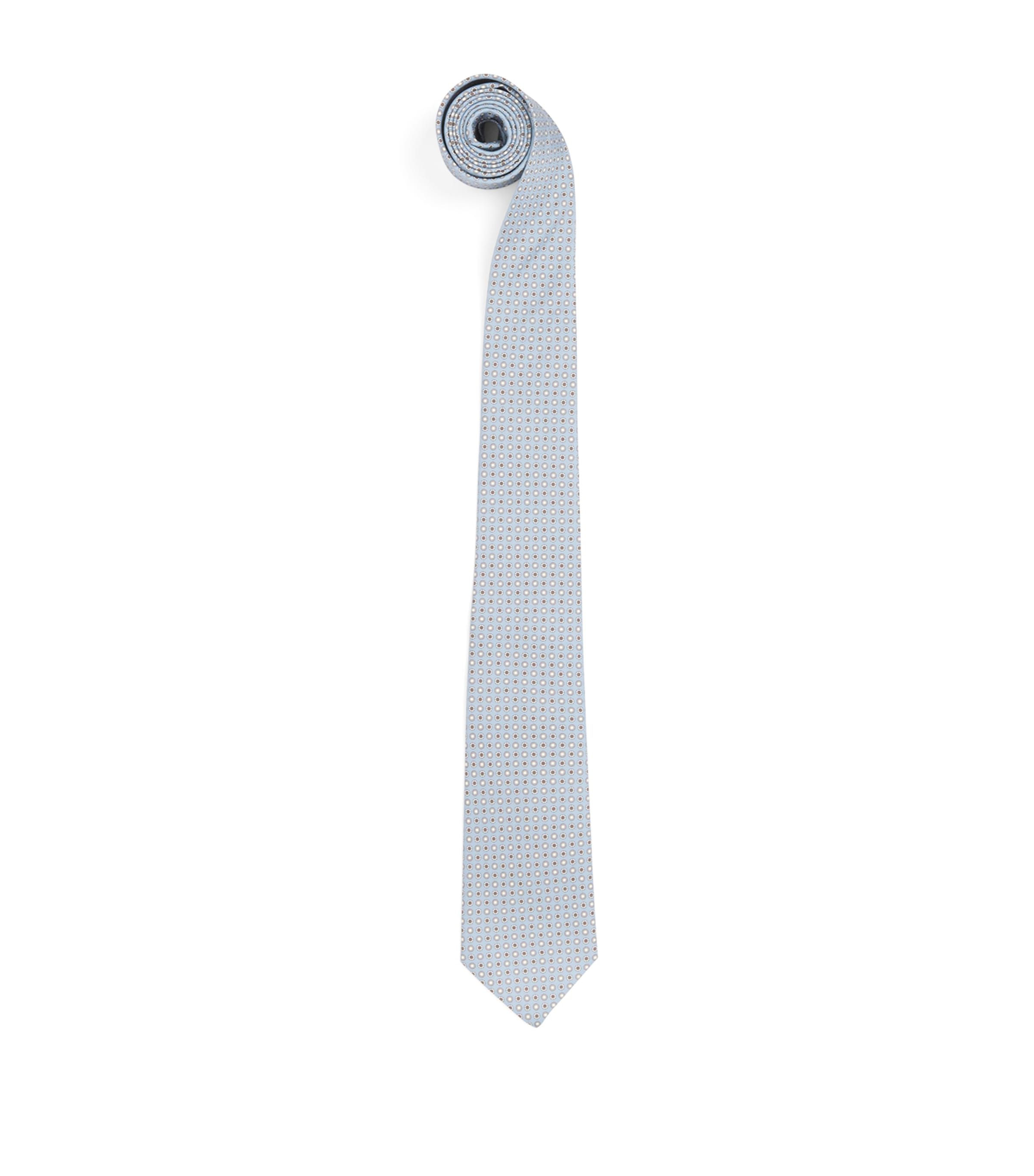 Canali Silk Medallion Print Tie Image 1
