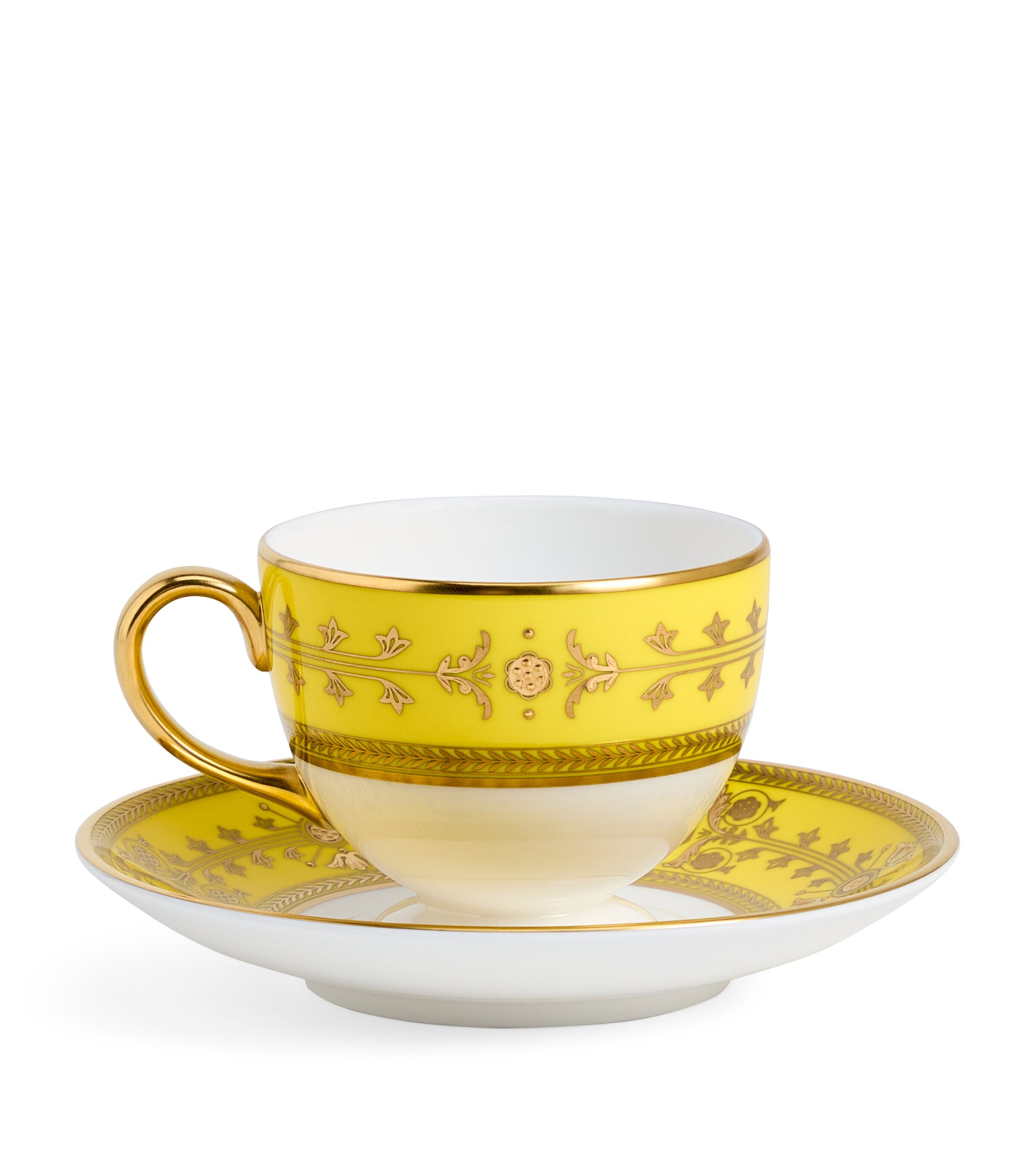 Bone China Bacchus Teacup and Saucer MULTI Image 3
