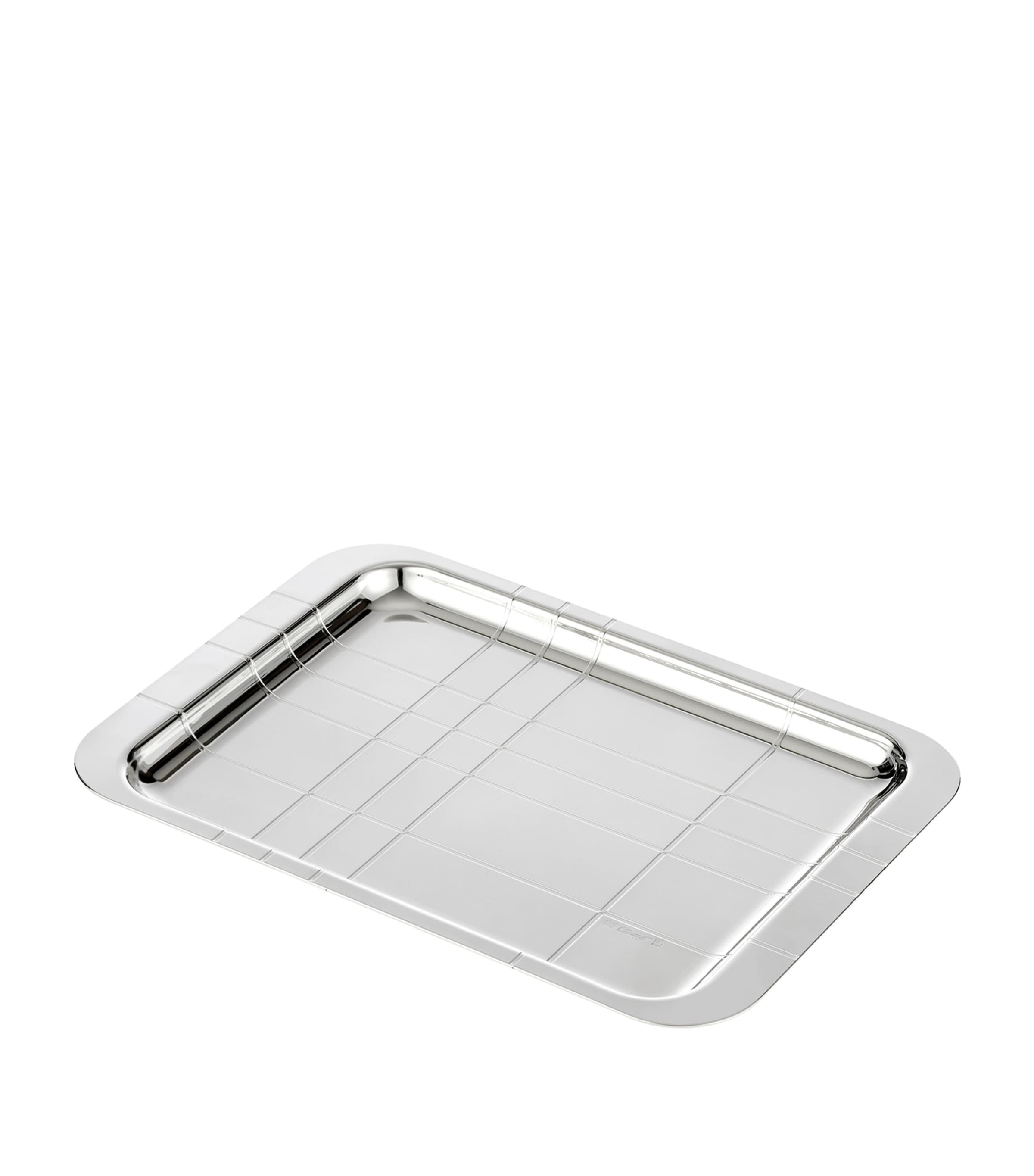 Silver-Plated Graphik Tray (22cm x 16cm) SILVER Image 3