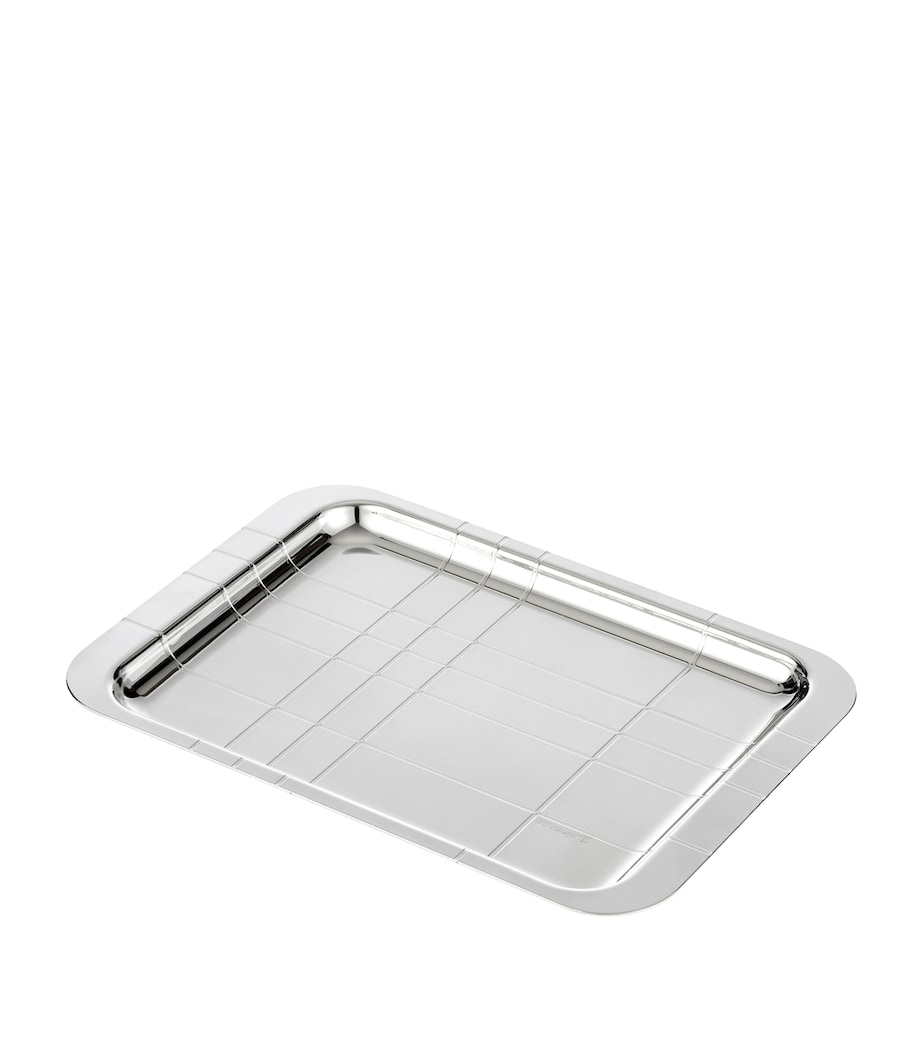 Silver-Plated Graphik Tray (22cm x 16cm) SILVER Image 3