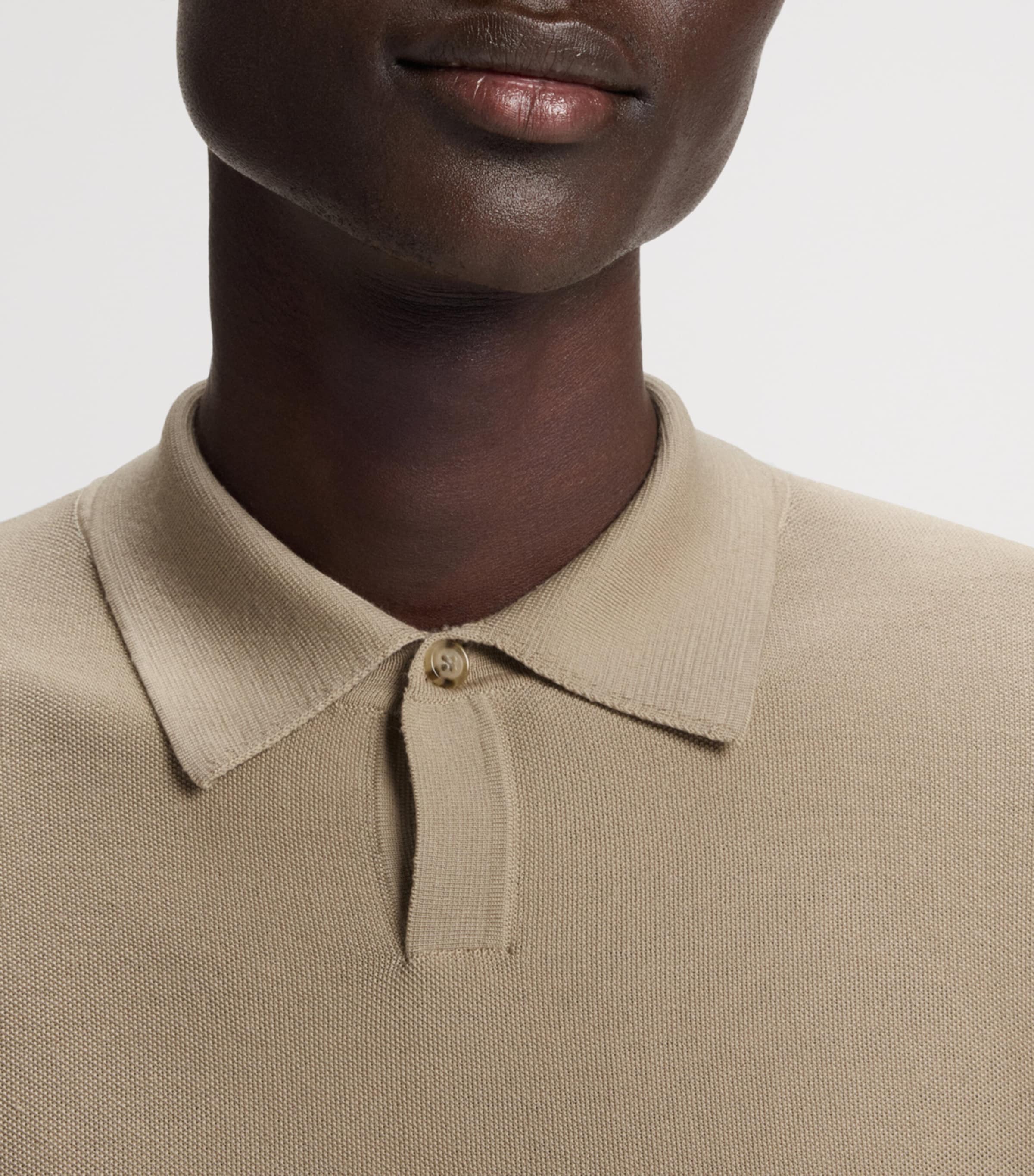 Virgin Wool Polo Shirt 255 Image 5