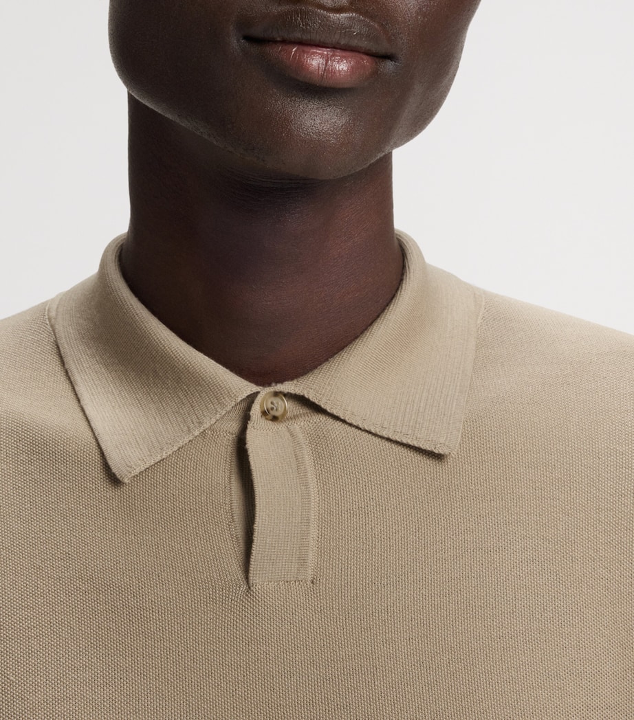 Virgin Wool Polo Shirt 255 Image 5