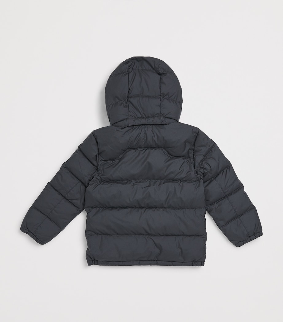 Down Hooded Puffer Jacket (9-24 Months) BLACK Image 2
