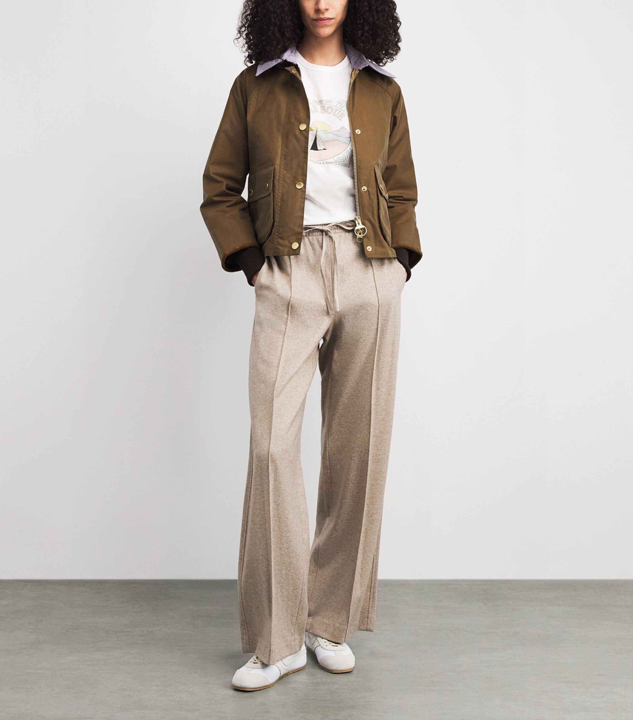 Cotton Camp Logo T-Shirt WHITE Image 2