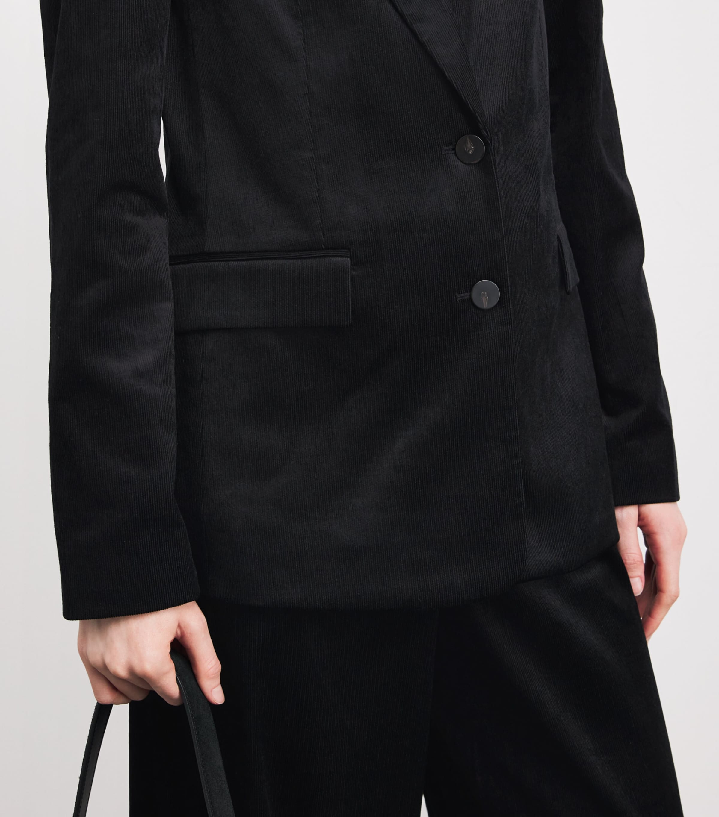 Velvet Blazer 001BLK Image 6