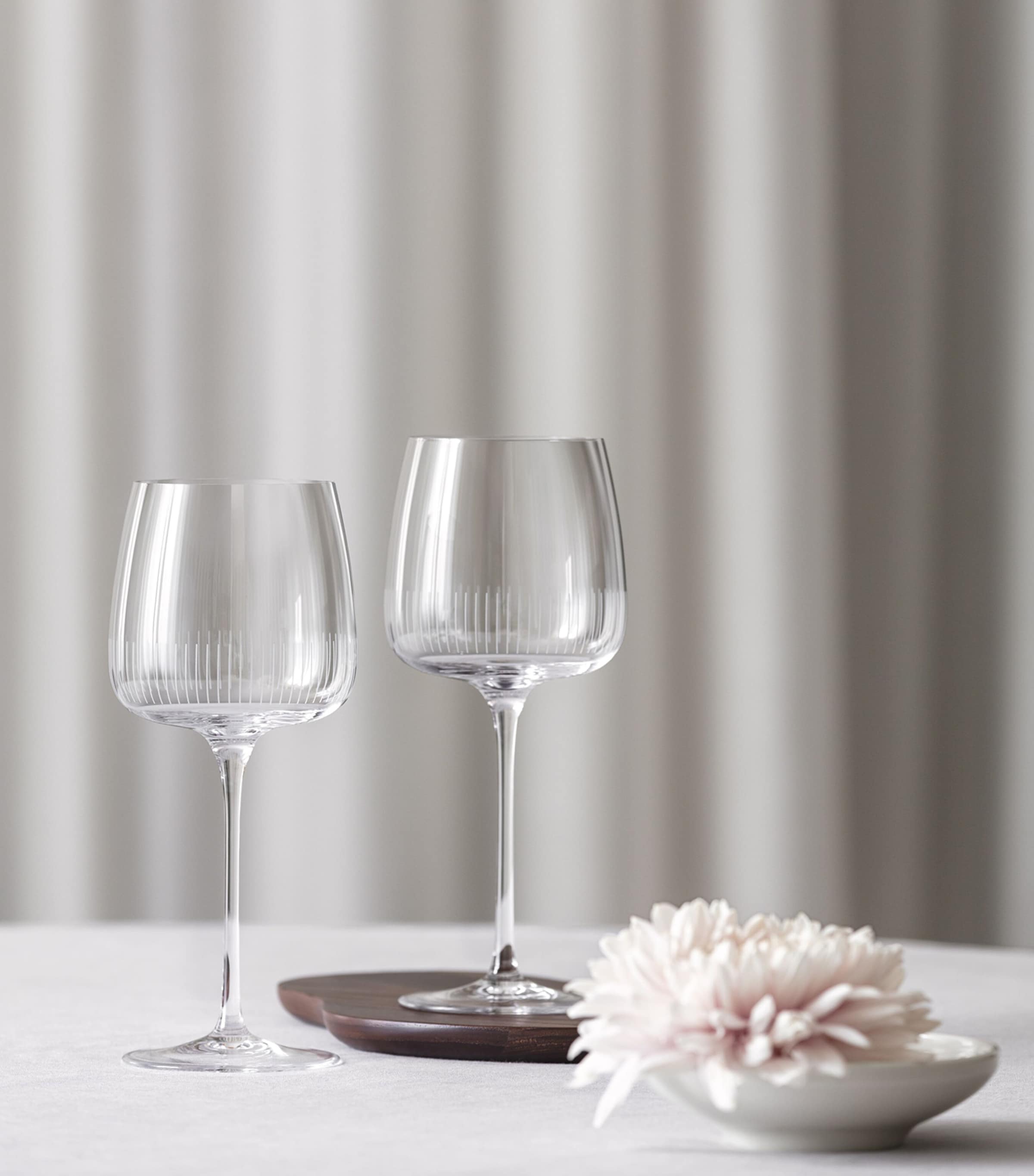 Set of 4 Crystal Afina Red Wine Glasses (200ml) CLEAR Image 2