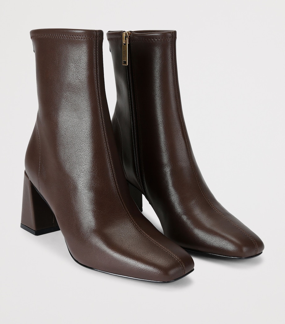 Kurt Geiger London Grove Ankle Boots 80 Dark Brown Image 2