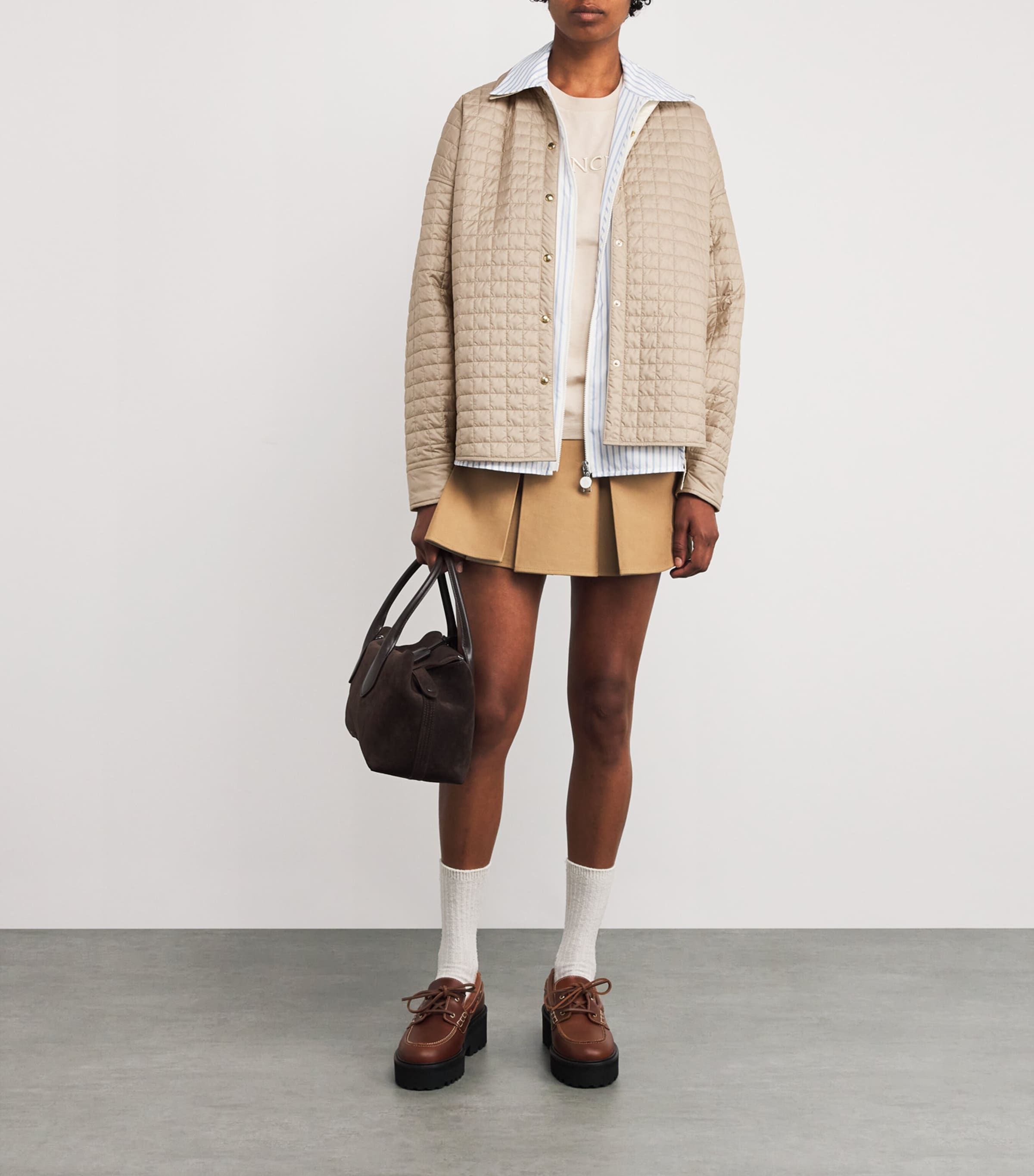 Microfiber Quilted Reversible Shacket 21R Image 2