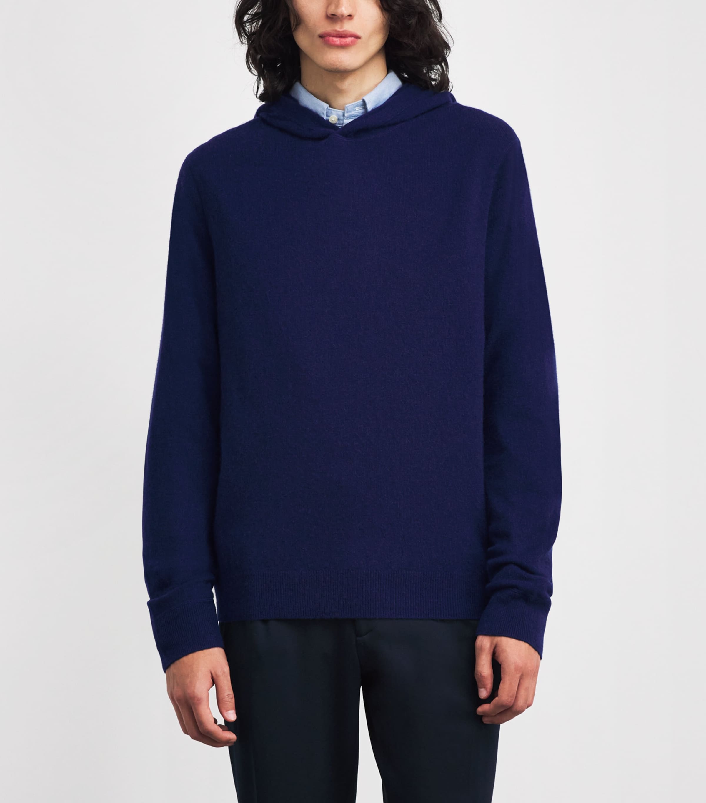 Cashmere Hoodie REFINED NAVY Image 3