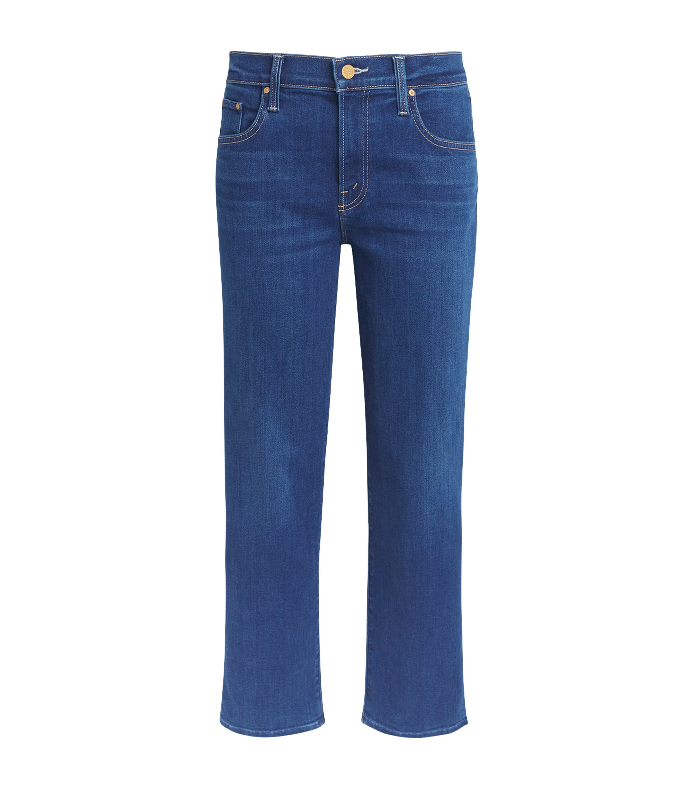 MOTHER Womens The Rambler Zip Ankle Jeans Pinkies Up Image 1