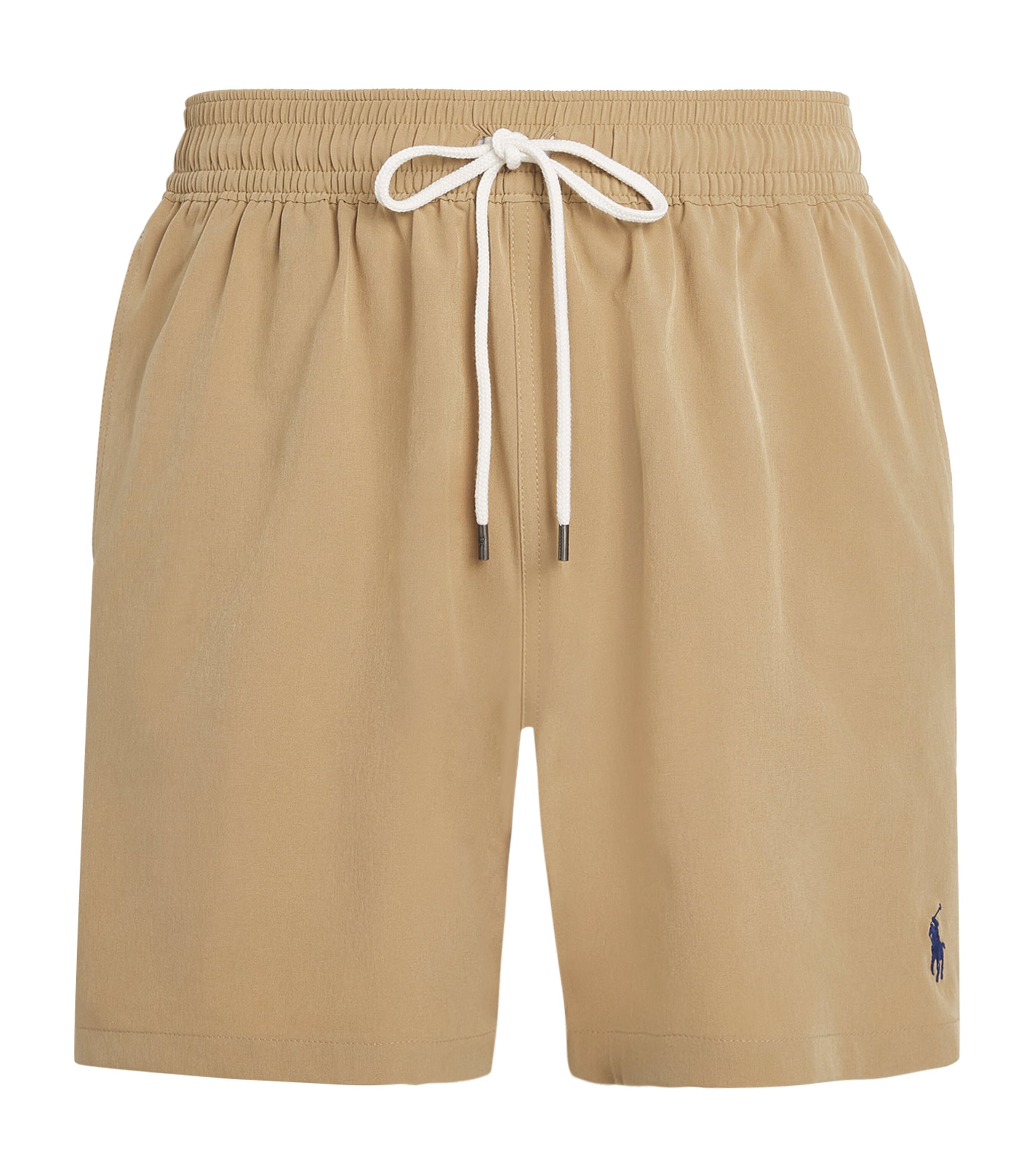 Polo Ralph Lauren Mens Polo Pony Swim Shorts Cafe Tan Image 1