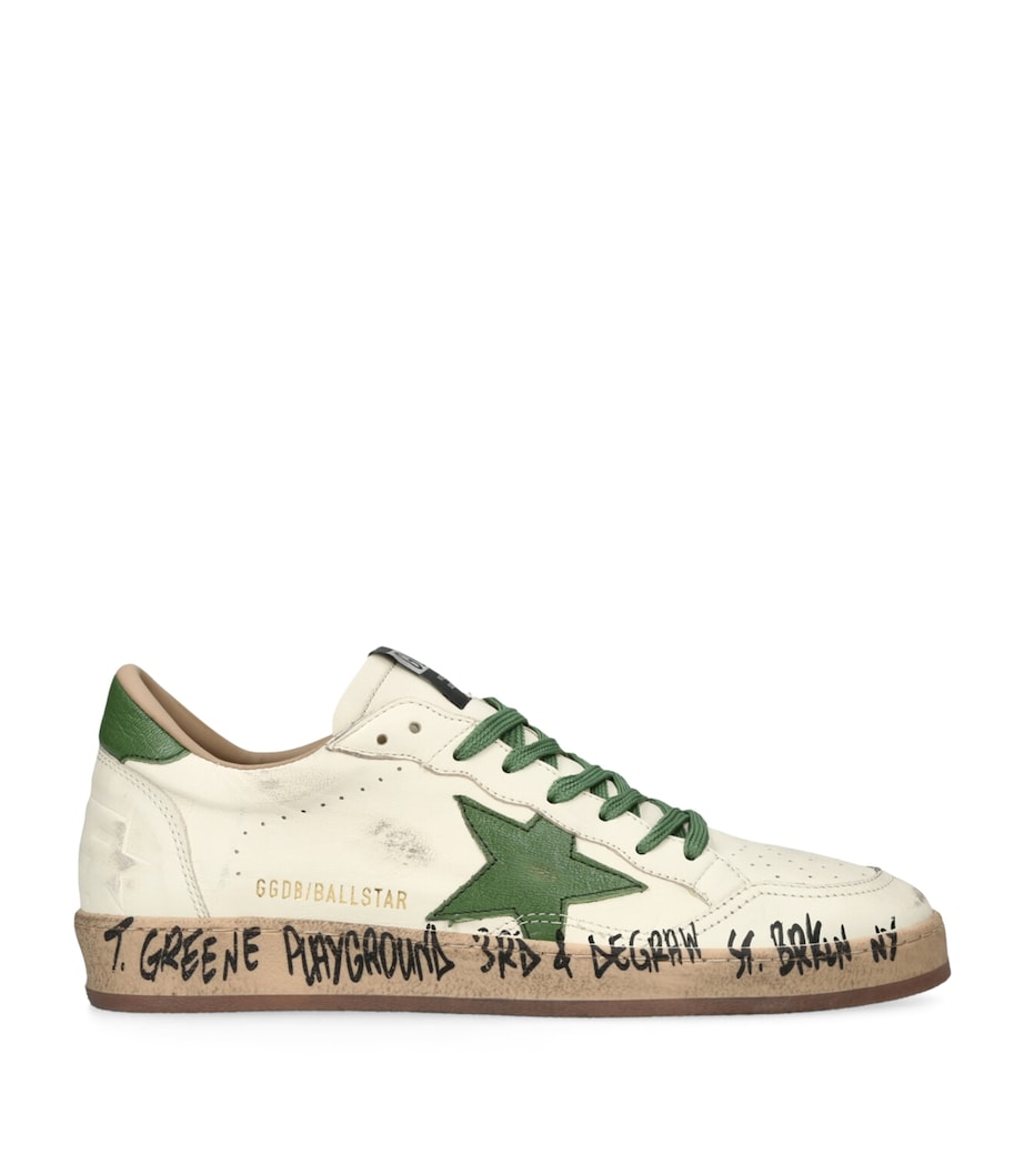 Leather Ball Star Sneakers WHITE/OTH Image 1