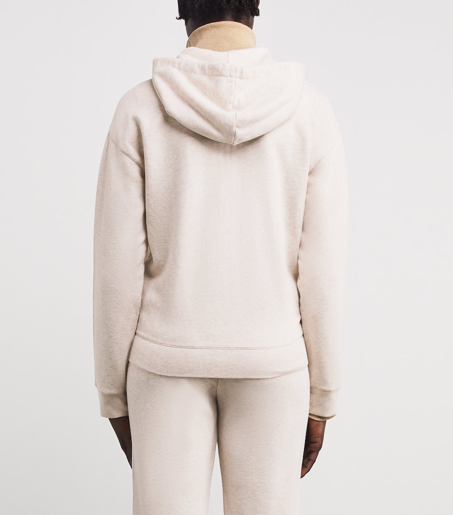 Cotton Quinn Zip-Up Hoodie 1 CREAM Image 4