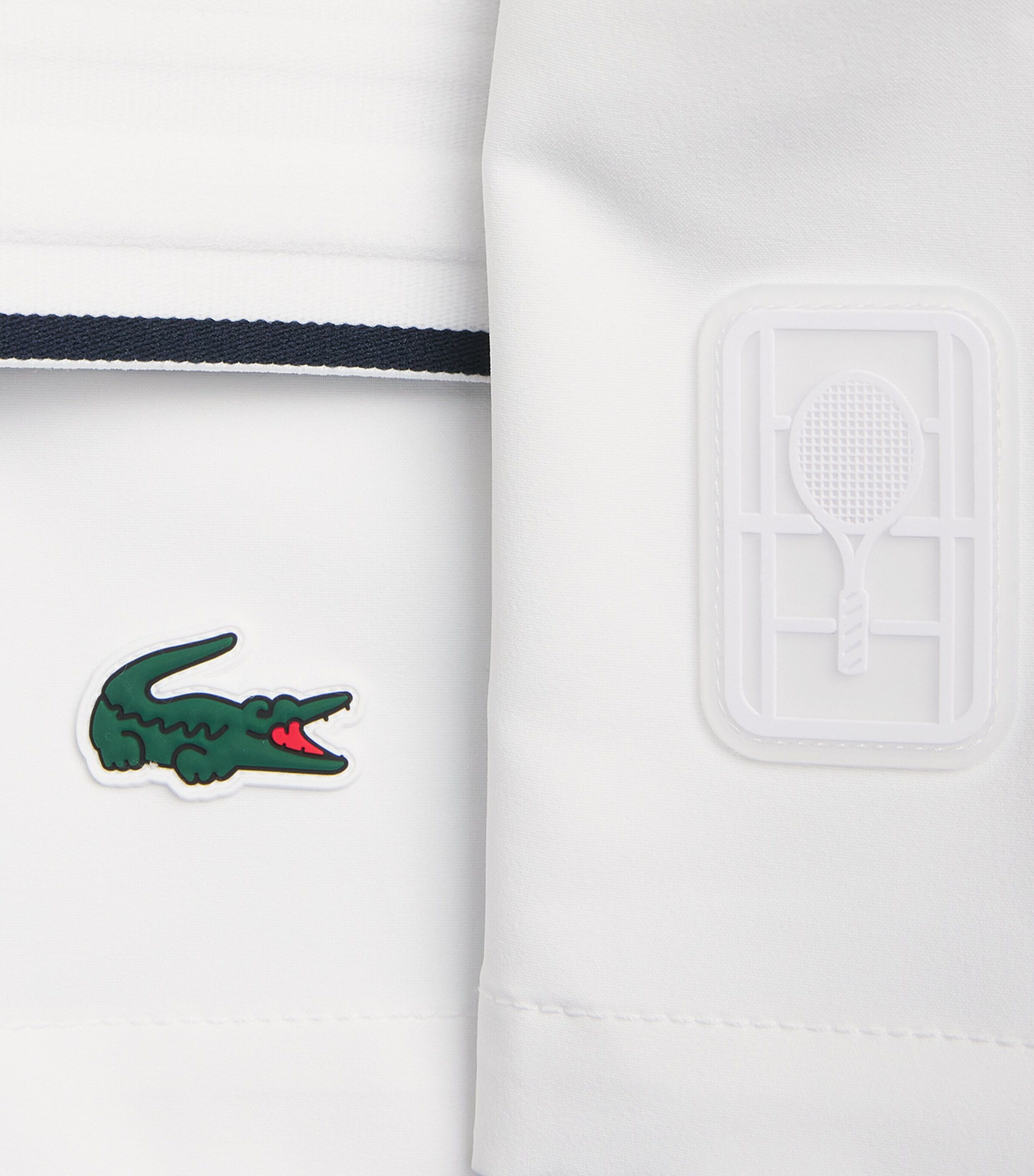 Stretch Taffeta Ultra Dry Tennis Shorts 001 WHITE Image 5