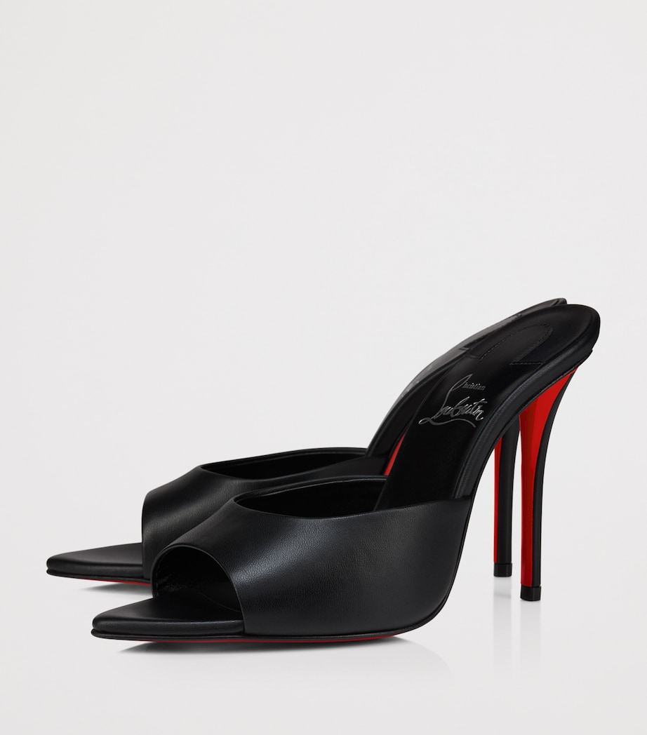 Christian Louboutin Miss Z Leather Heeled Mules 100 Image 2