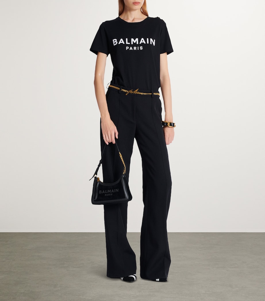 Cotton Logo T-Shirt EAB NOIR/BLANC Image 2