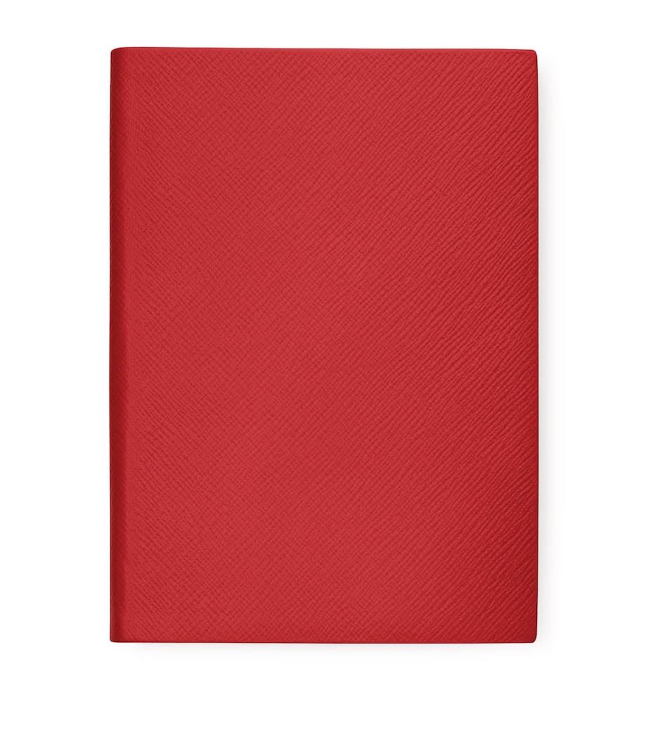 Leather Soho A5 Notebook SCARLET RED Image 1