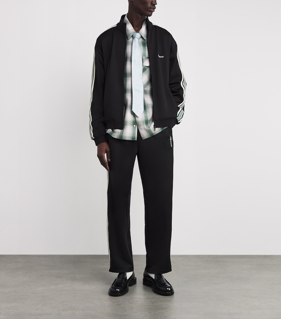 Cotton Check Flannel Shirt DARK GREEN Image 2
