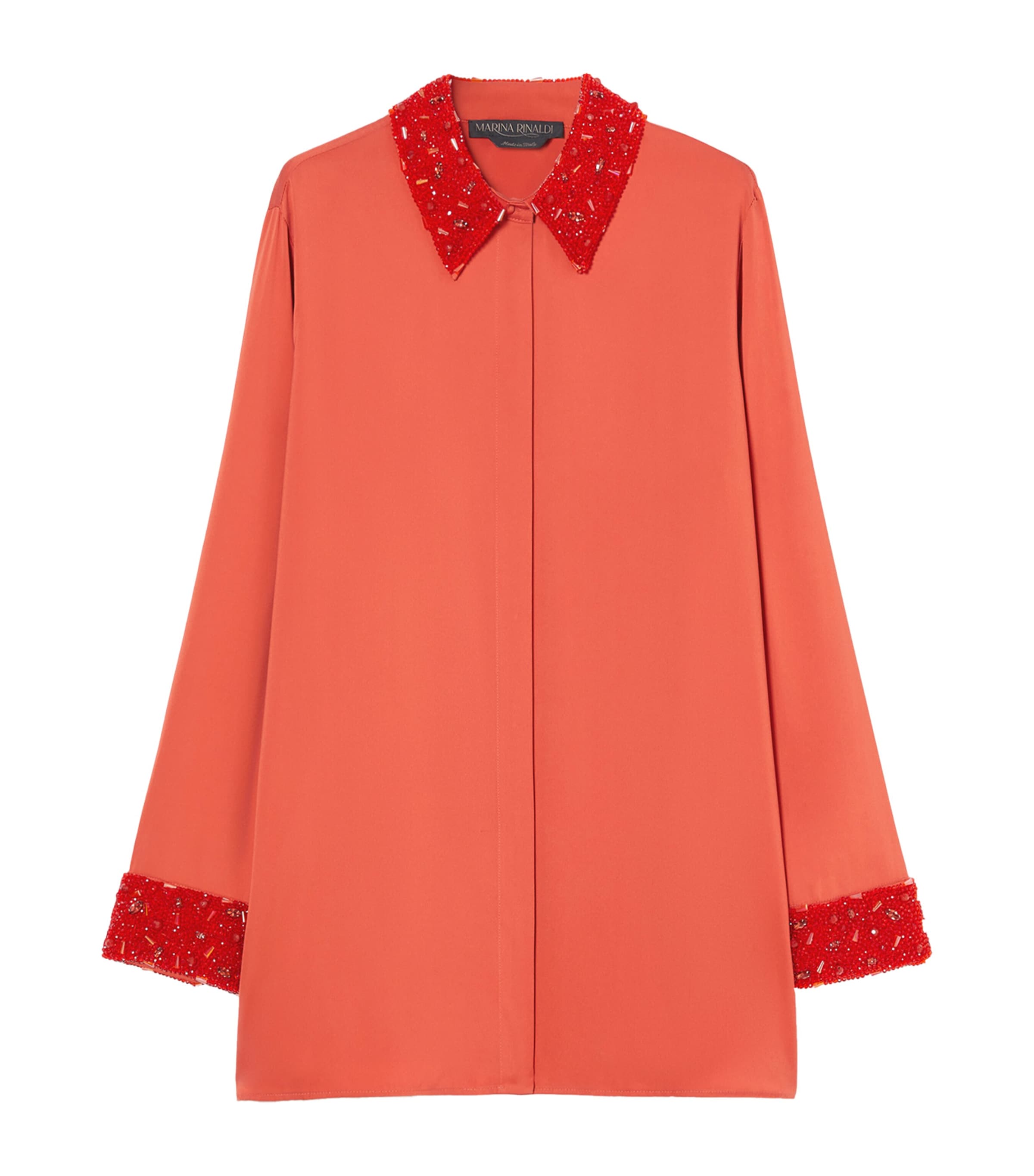 Mrezagara Blouse RED Image 1