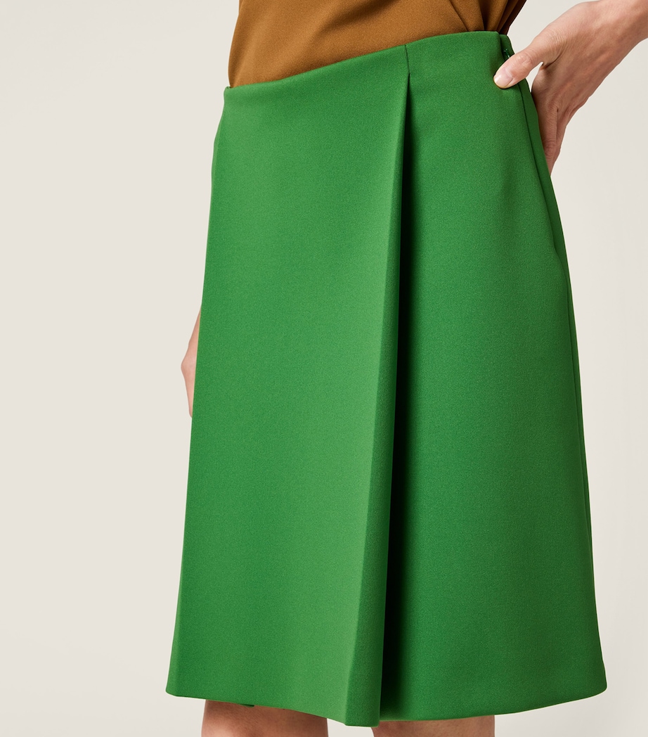 Miu Miu Womens Technical Jersey Skirt Image 4