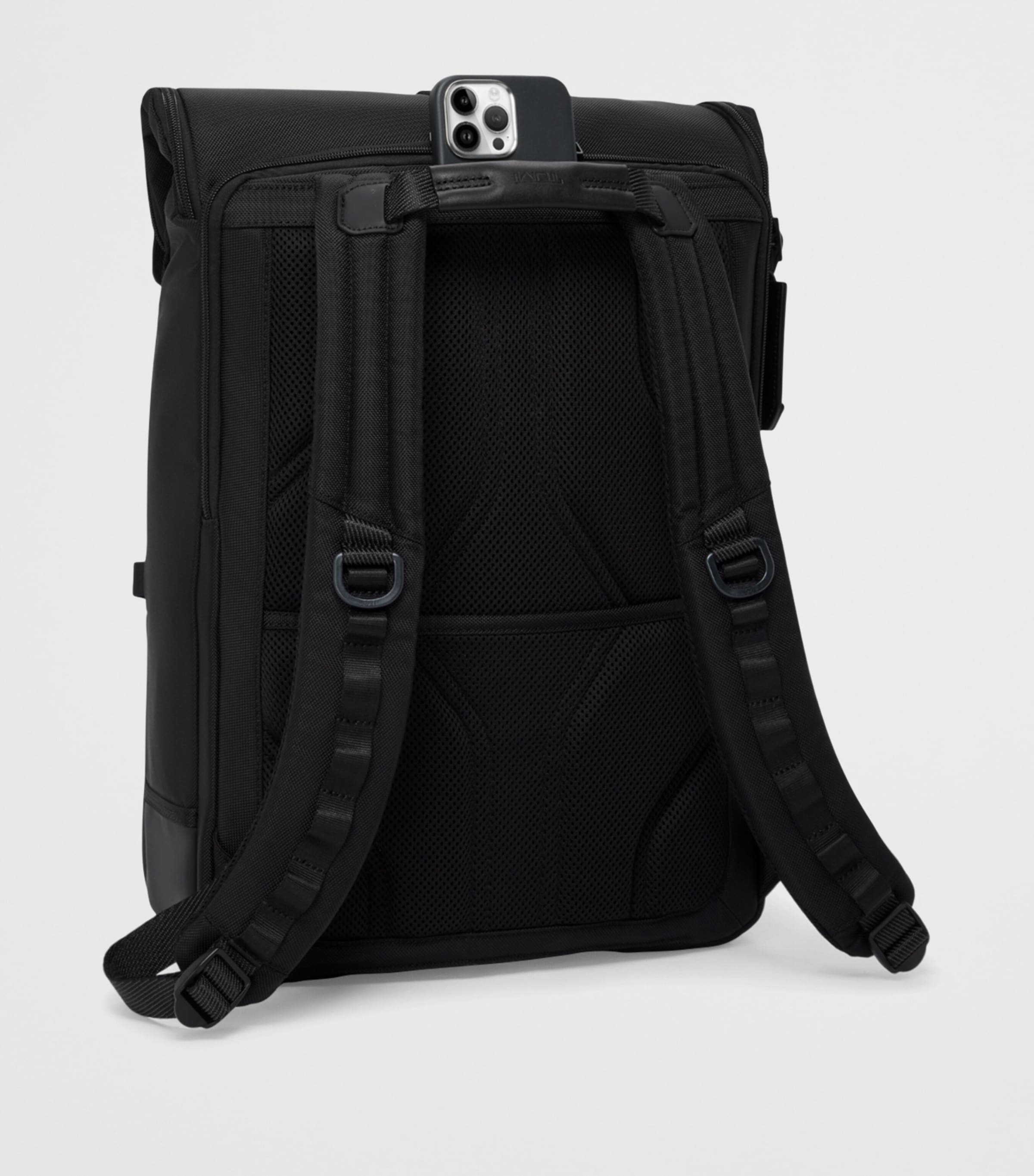 Tumi Alpha Bravo Surveillance Flap Backpack Black Image 5