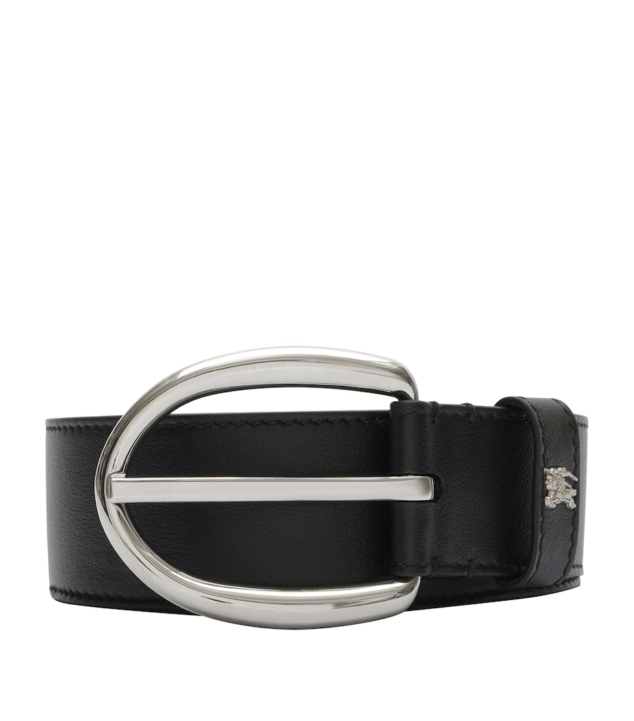 Burberry Leather EKD Belt Black Image 1