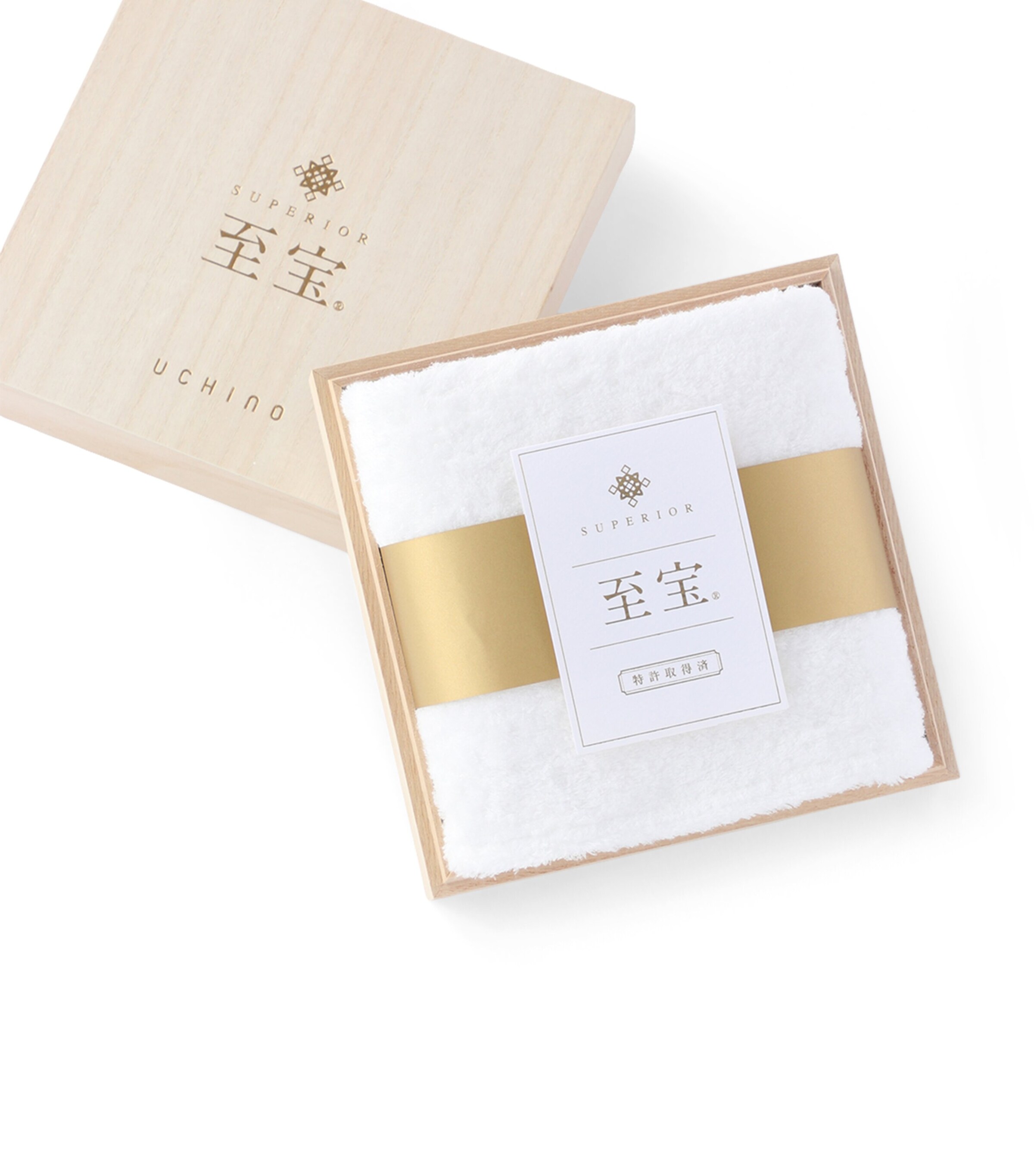 Cotton Superior Facecloth (35cm x 85cm) WHITE Image 2