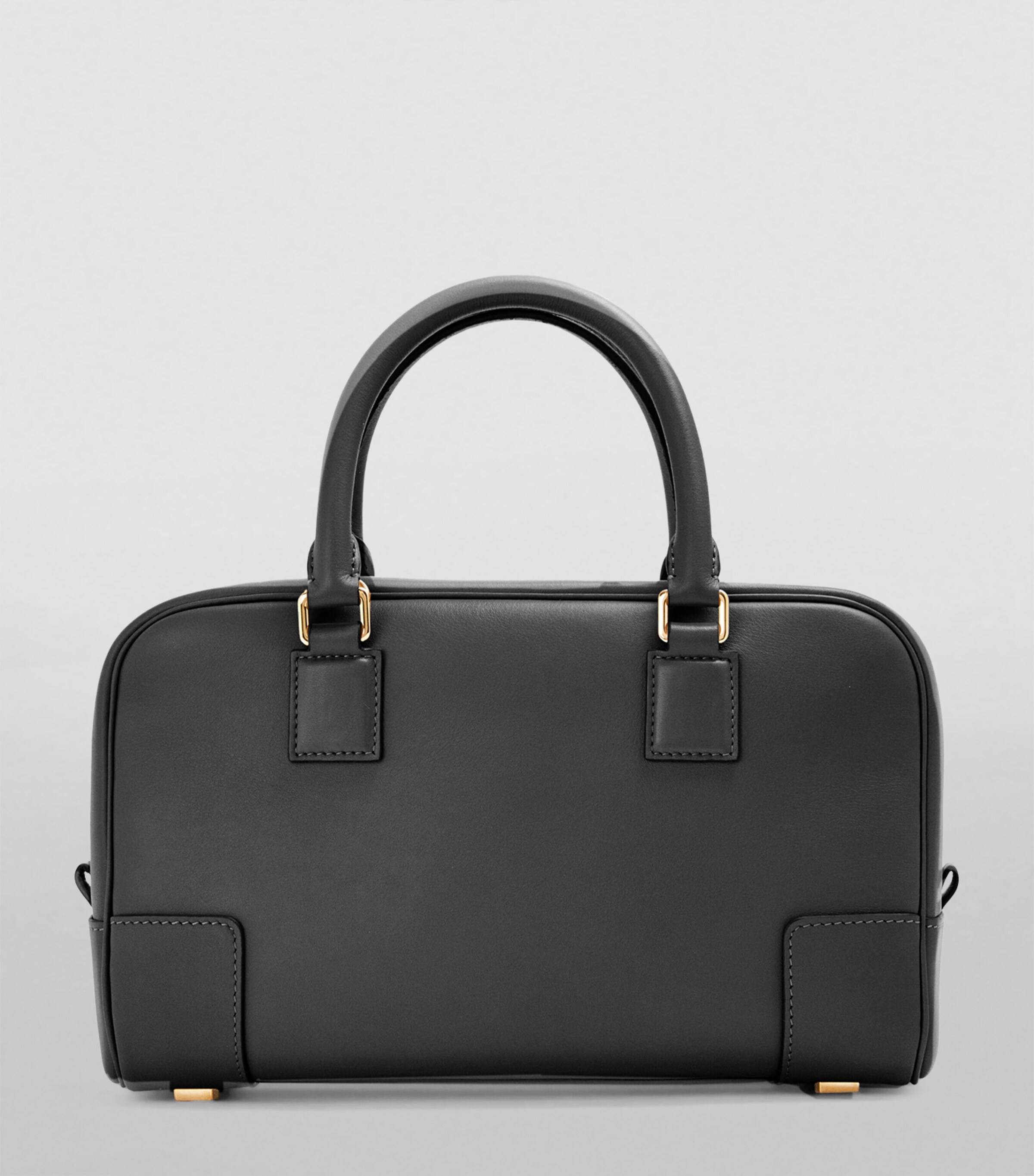 LOEWE Leather Amazona 32 Top-Handle Bag Black Image 3