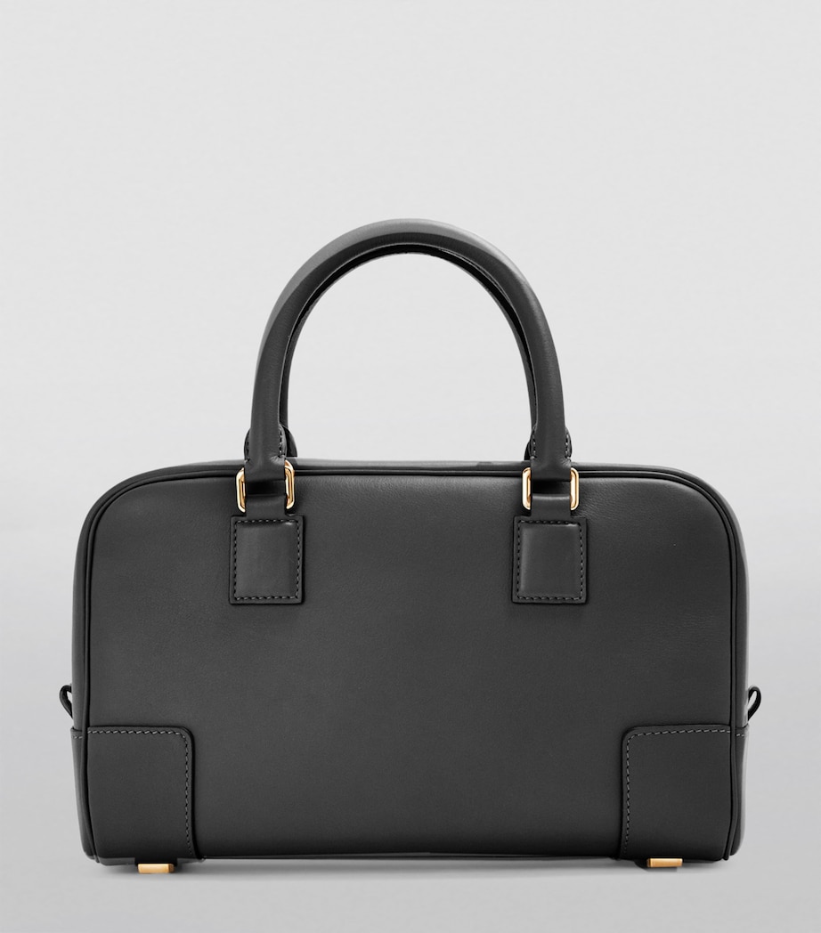 Leather Amazona 32 Top-Handle Bag BLACK Image 3
